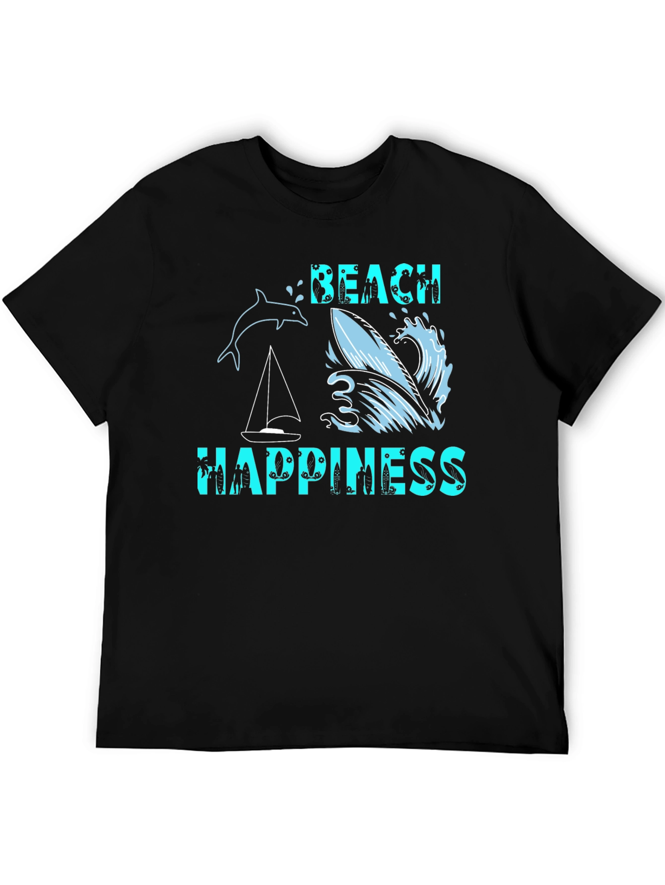 Beach Happiness Graphic T-Shirt