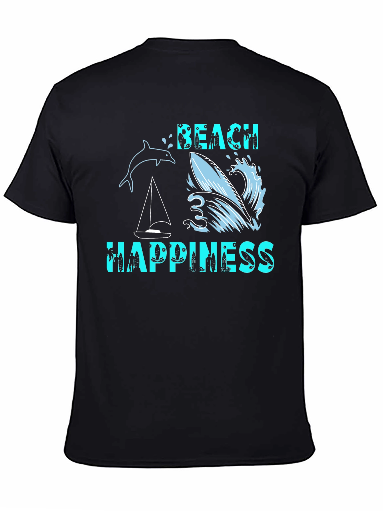 Beach Happiness Graphic T-Shirt