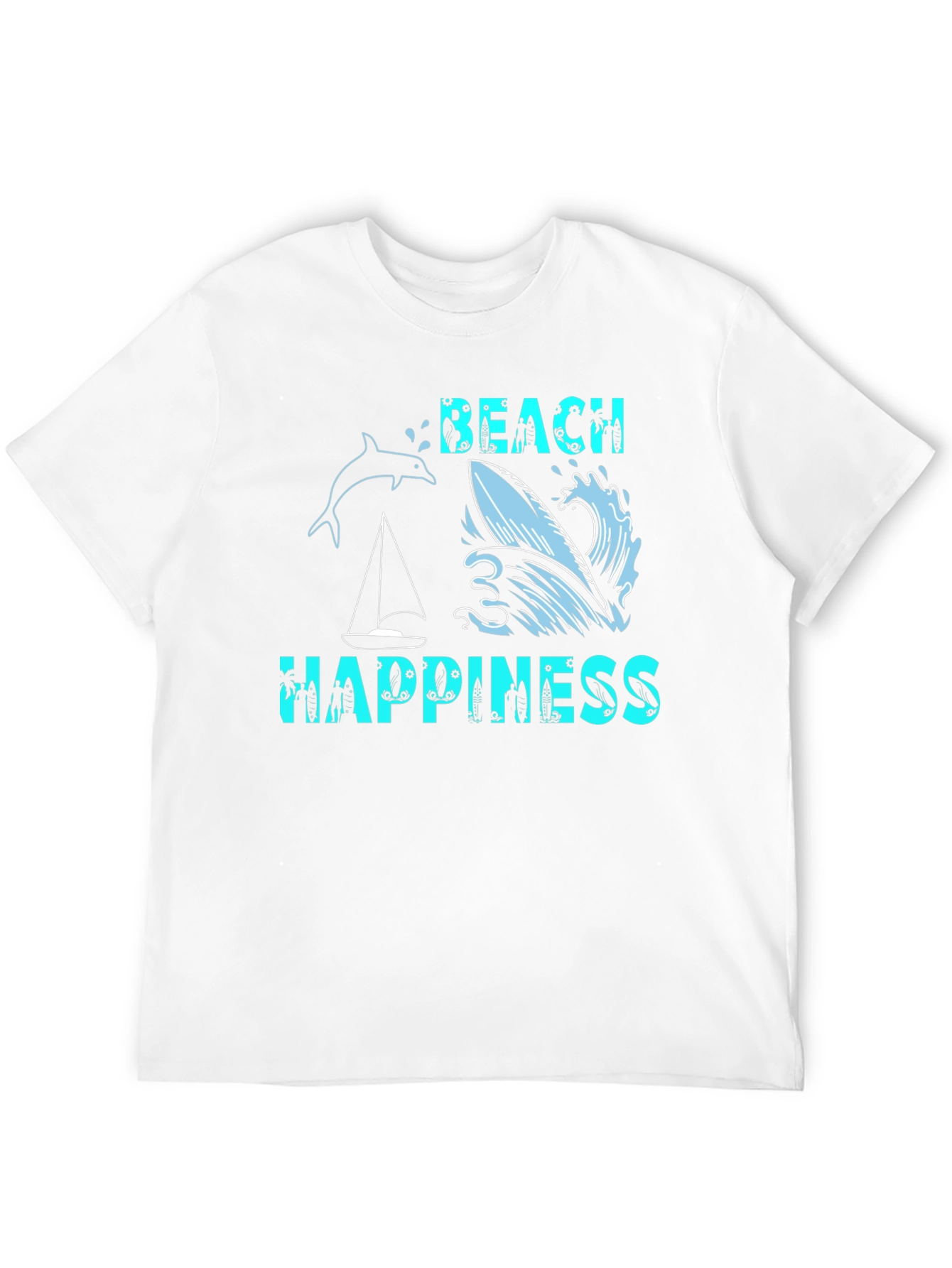 Beach Happiness Graphic T-Shirt