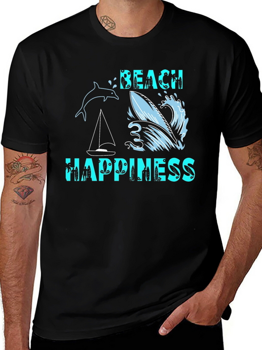 Beach Happiness Graphic T-Shirt