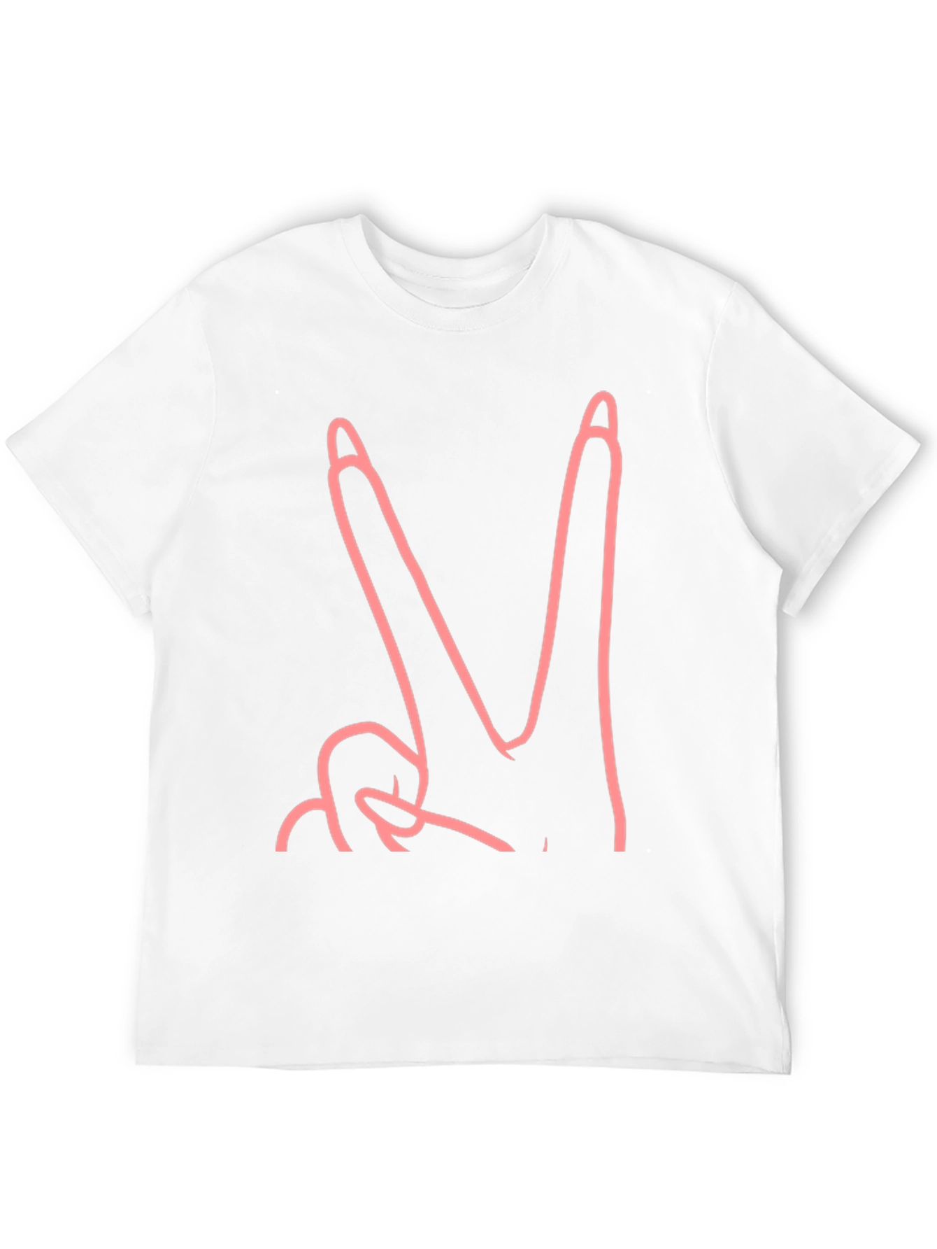 Peace Sign Black Graphic Tee