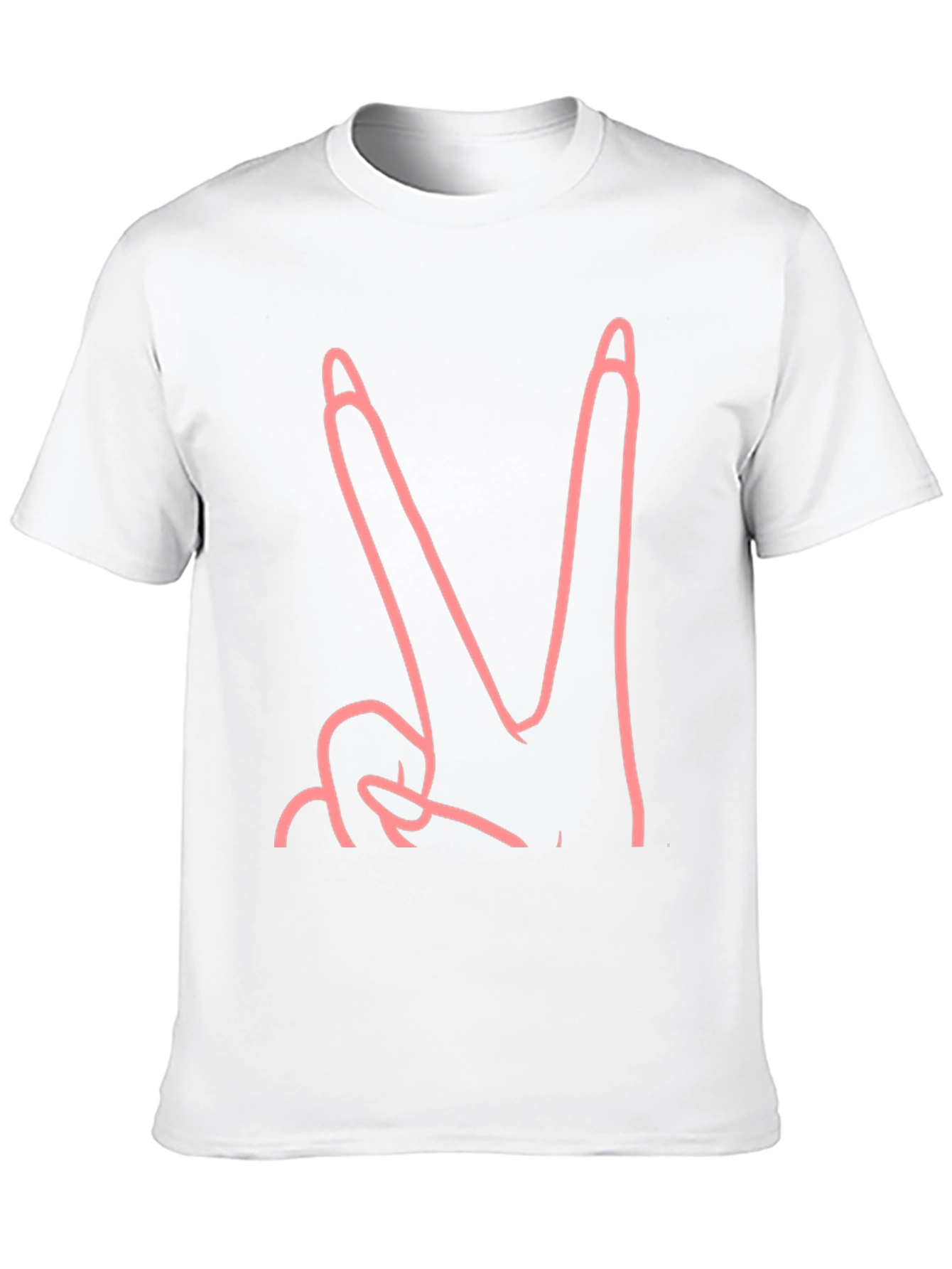 Peace Sign Black Graphic Tee
