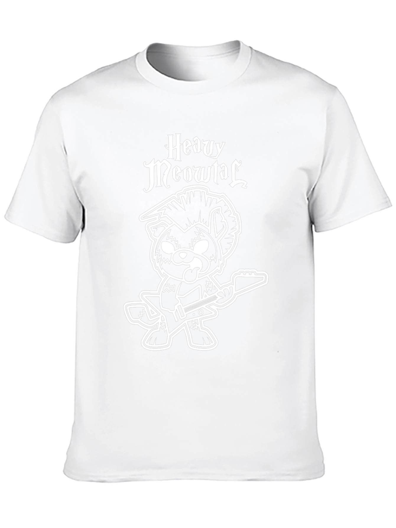 Heavy Meowtal Black T-Shirt