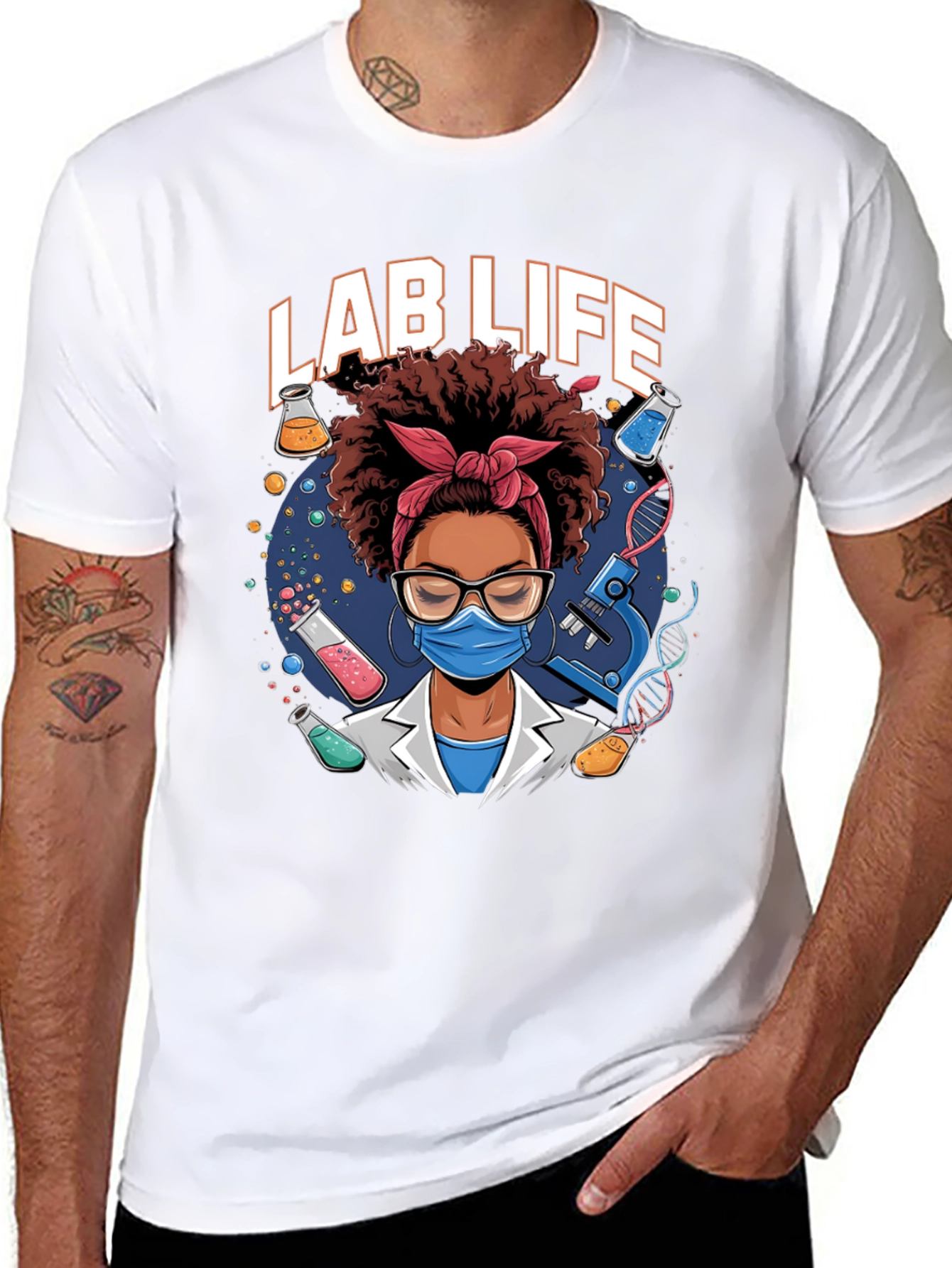 Lab Life Graphic Tee - Scientist T-Shirt