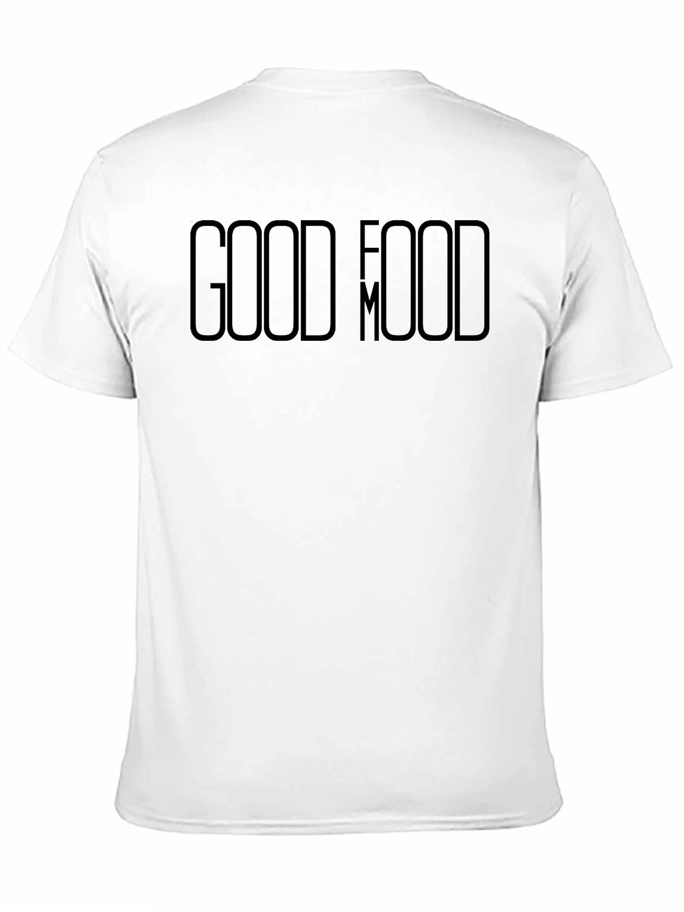 Good Food Good Mood Graphic Tee - Black