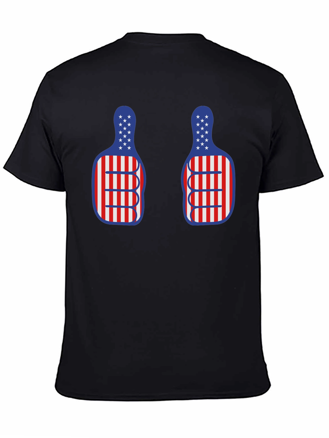 American Flag Thumbs Up Graphic T-Shirt