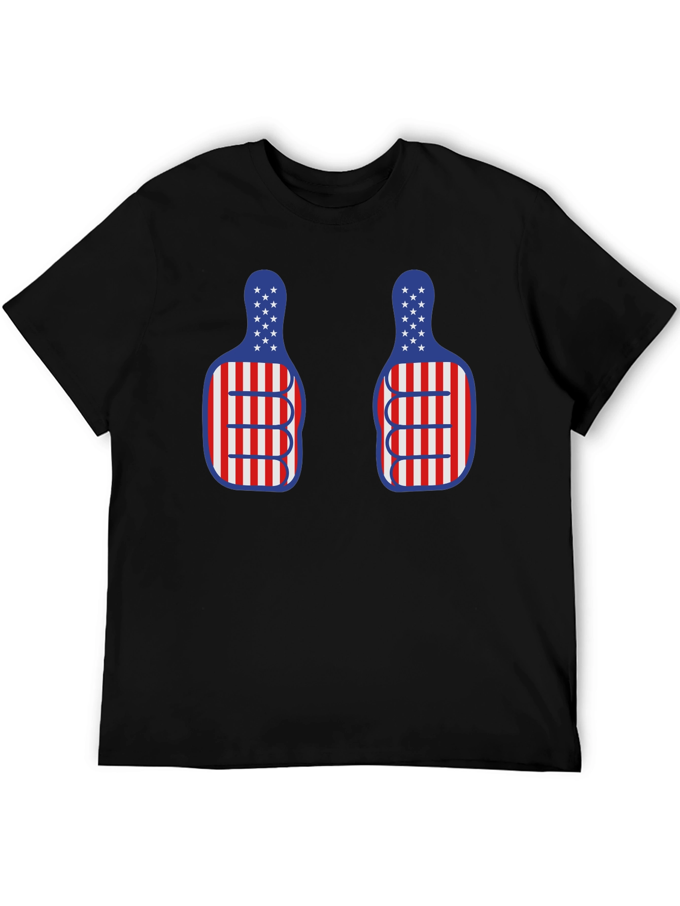 American Flag Thumbs Up Graphic T-Shirt