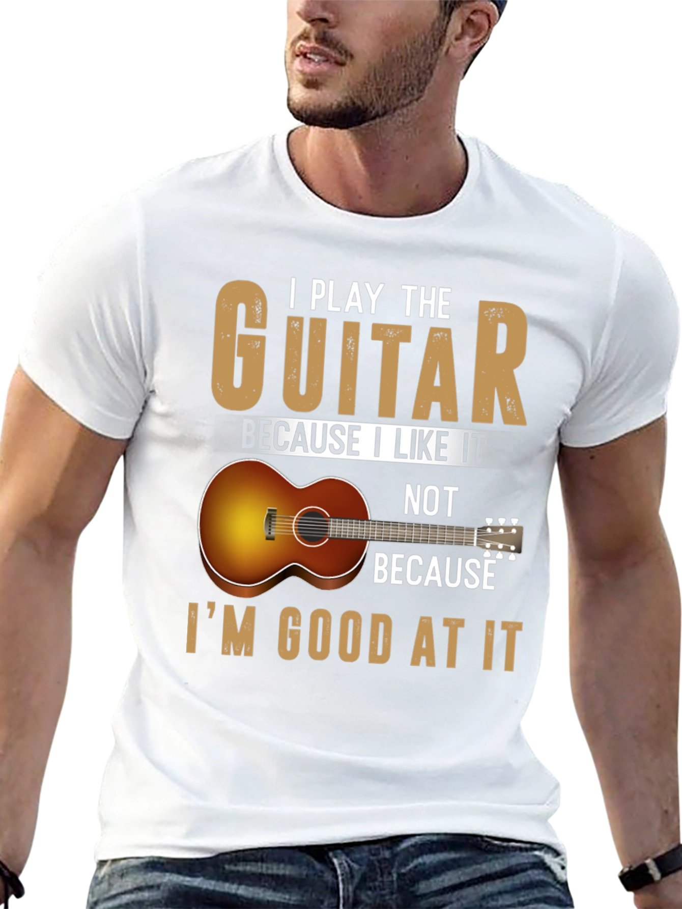Guitarist Tee: I Play Because I Like It