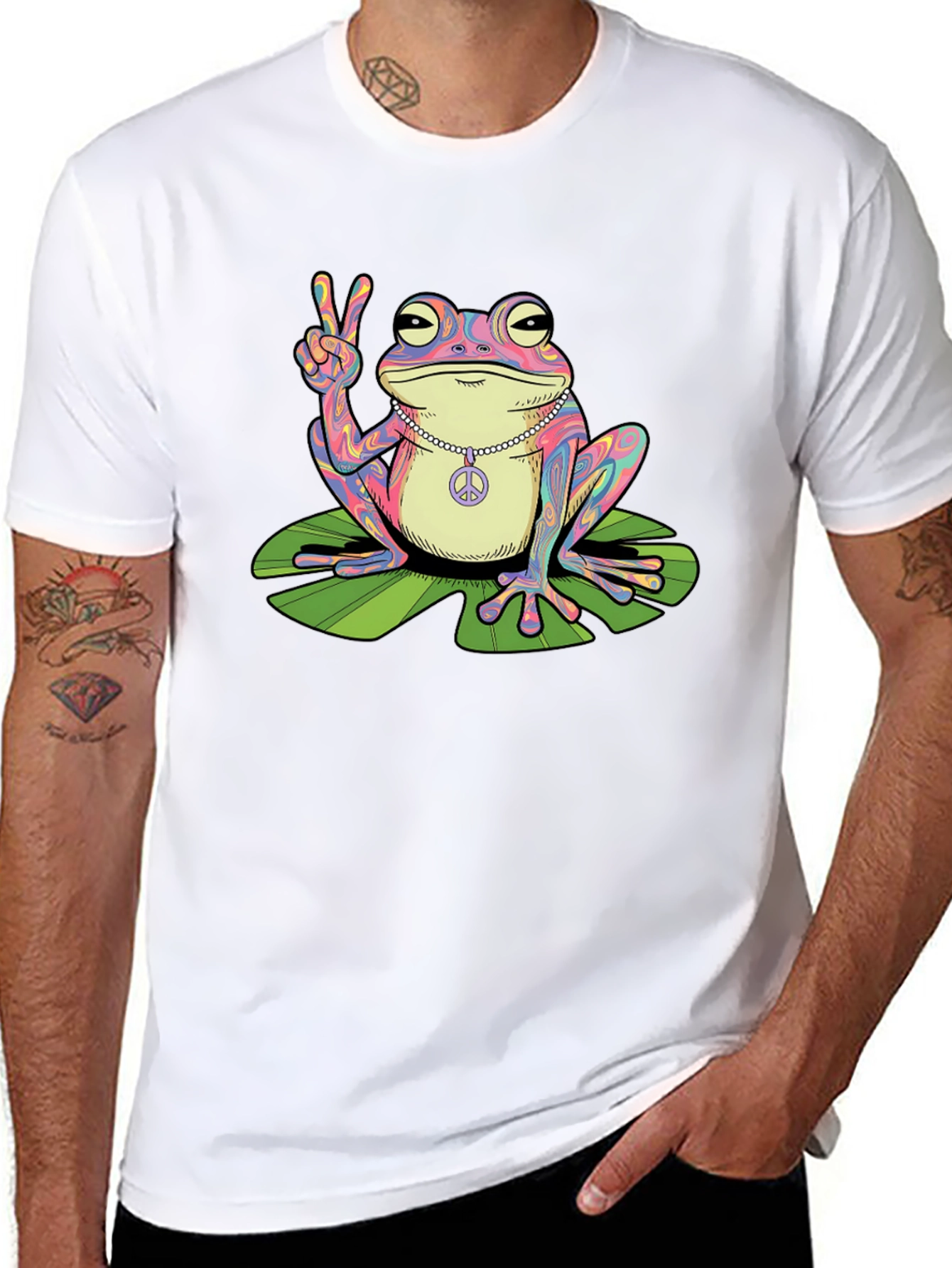 Peace Frog Graphic T-Shirt