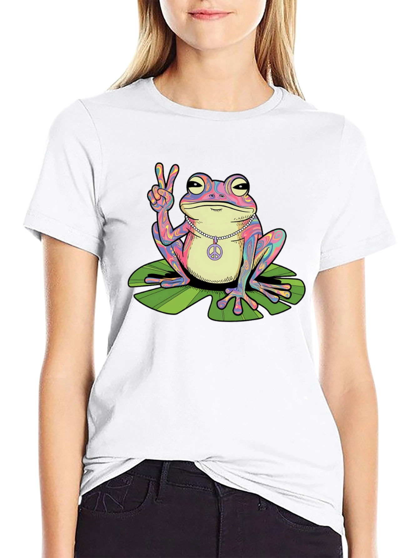 Peace Frog Graphic T-Shirt