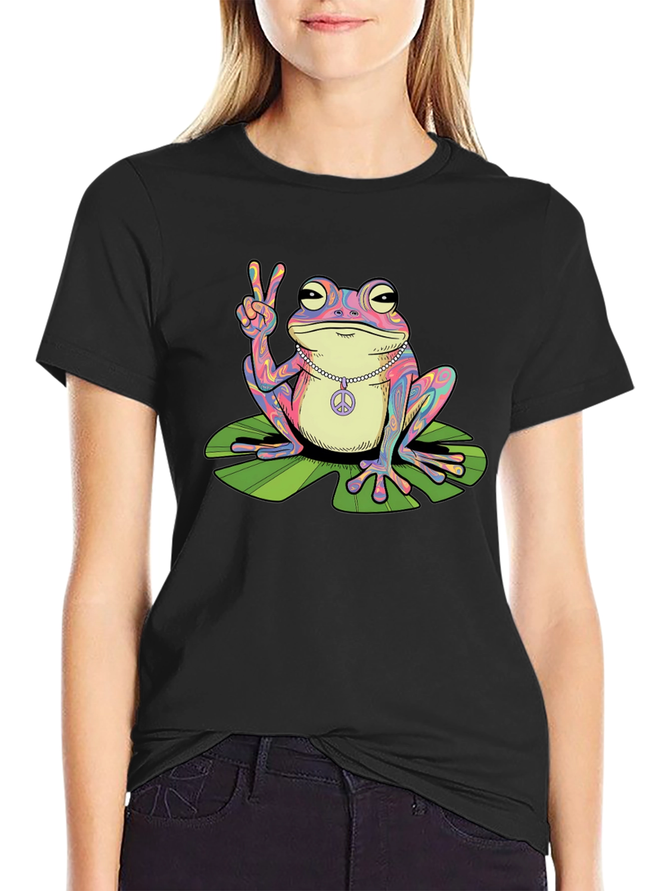 Peace Frog Graphic T-Shirt