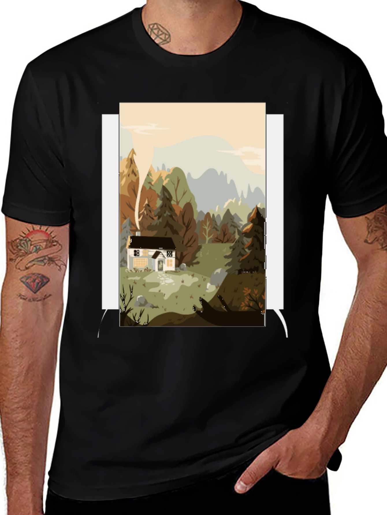Cabin in the Woods Graphic Tee
