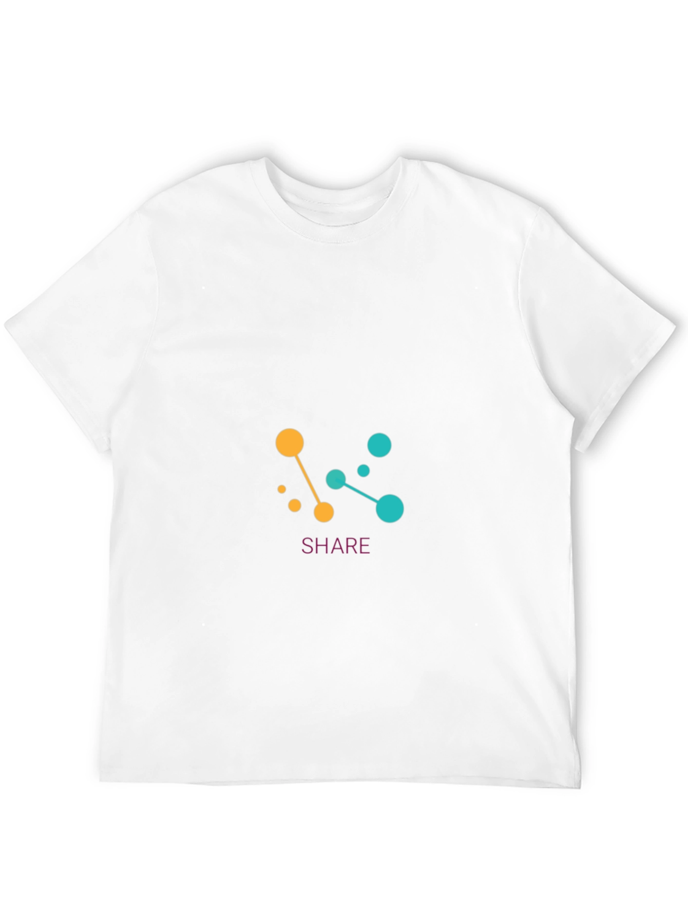 Stylish Share Graphic Black T-Shirt