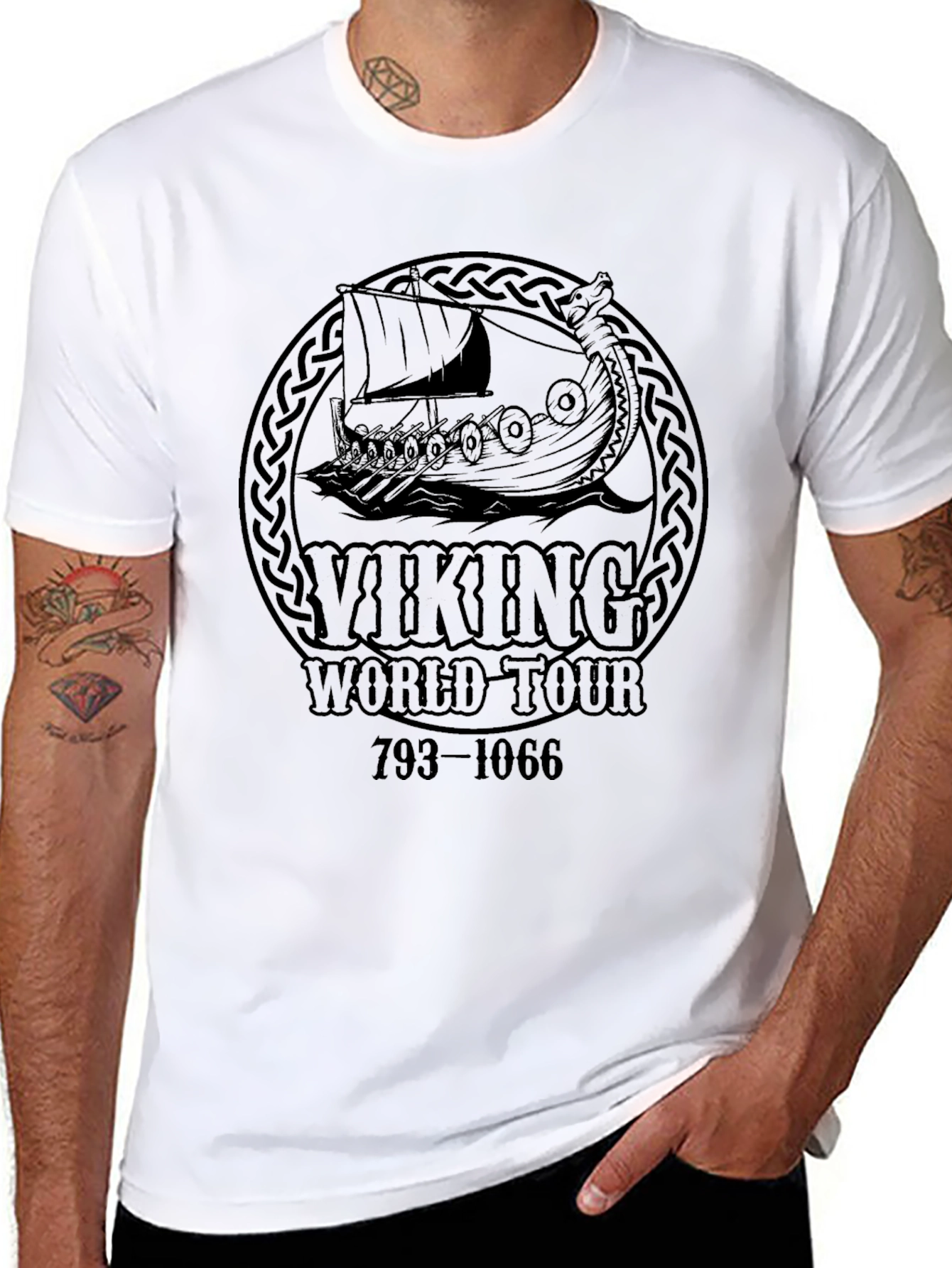 Viking World Tour Black T-Shirt