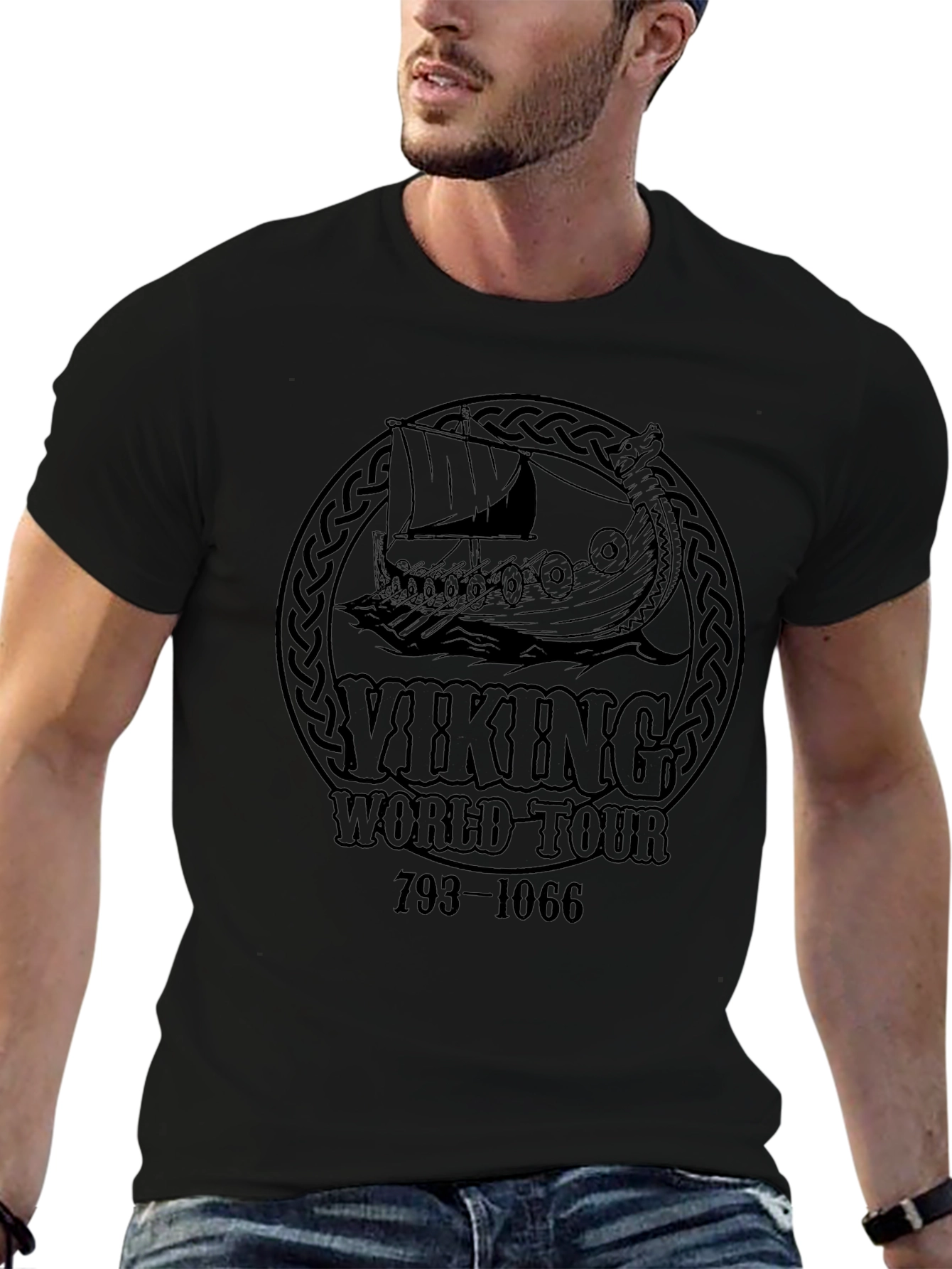 Viking World Tour Black T-Shirt