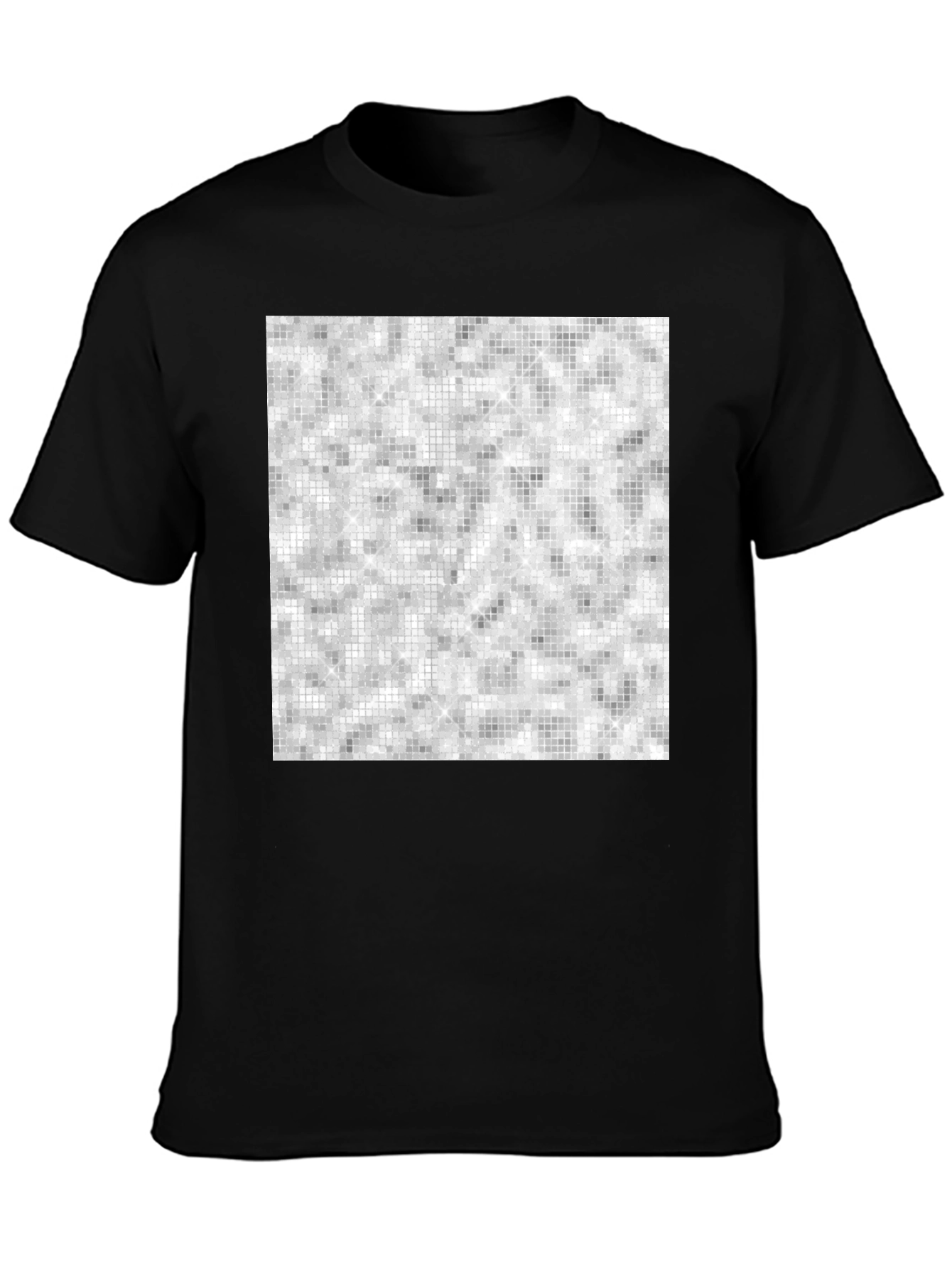 Abstract Black T-Shirt