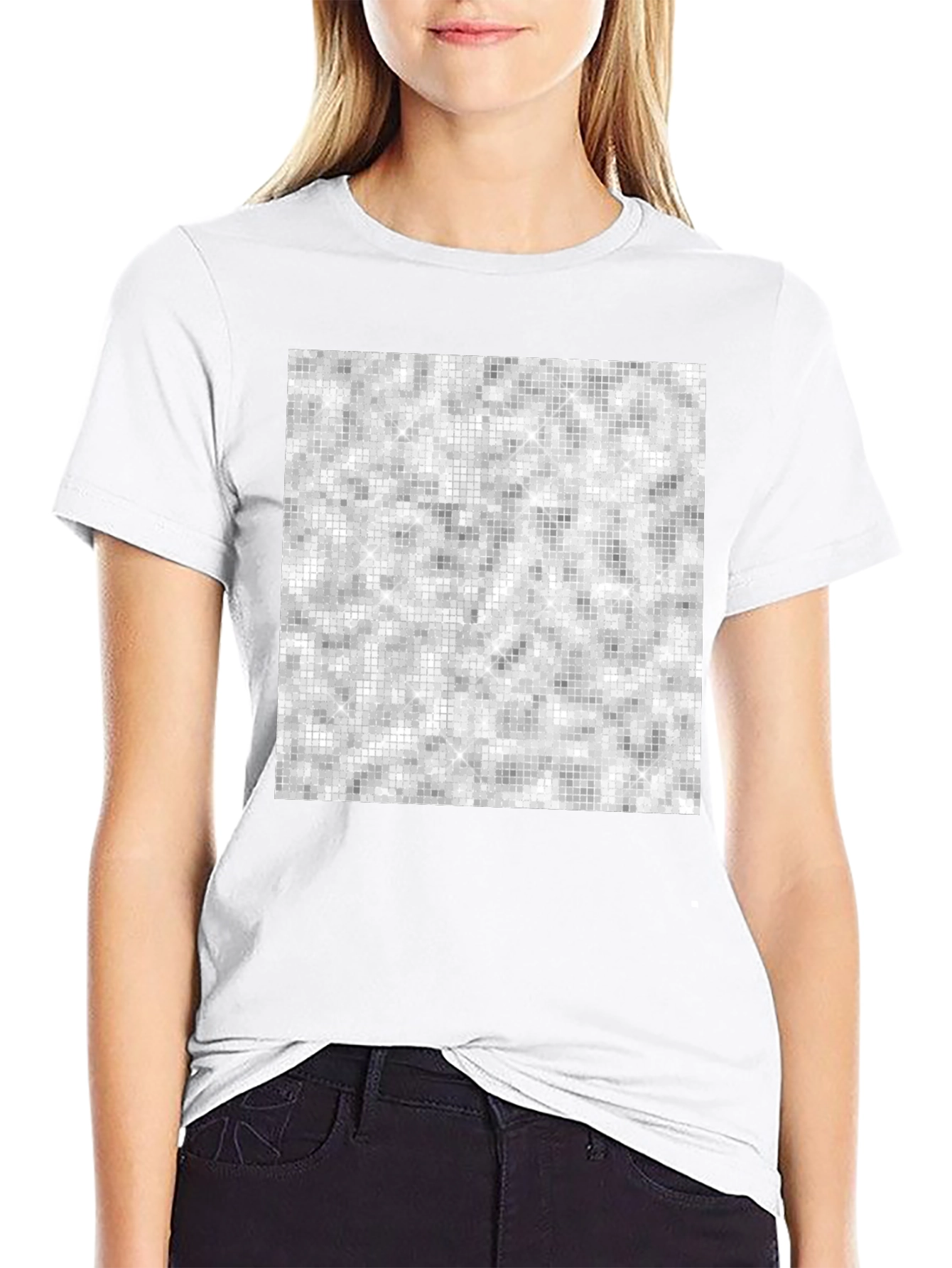 Abstract Black T-Shirt