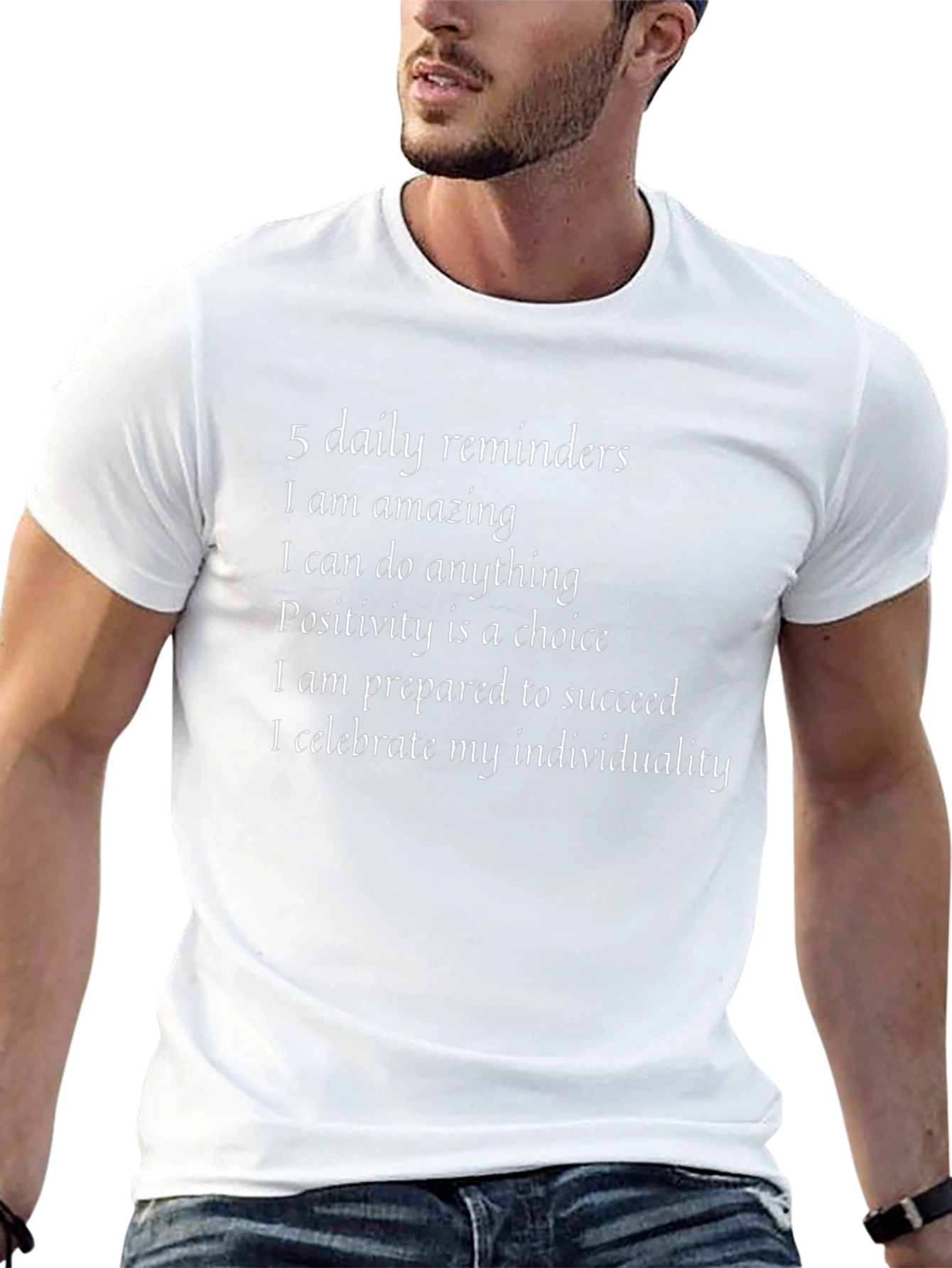 Motivational Daily Reminders Black T-Shirt
