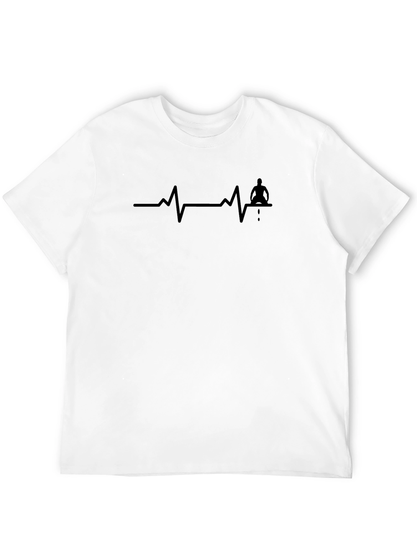Funny Heartbeat Yoga T-Shirt