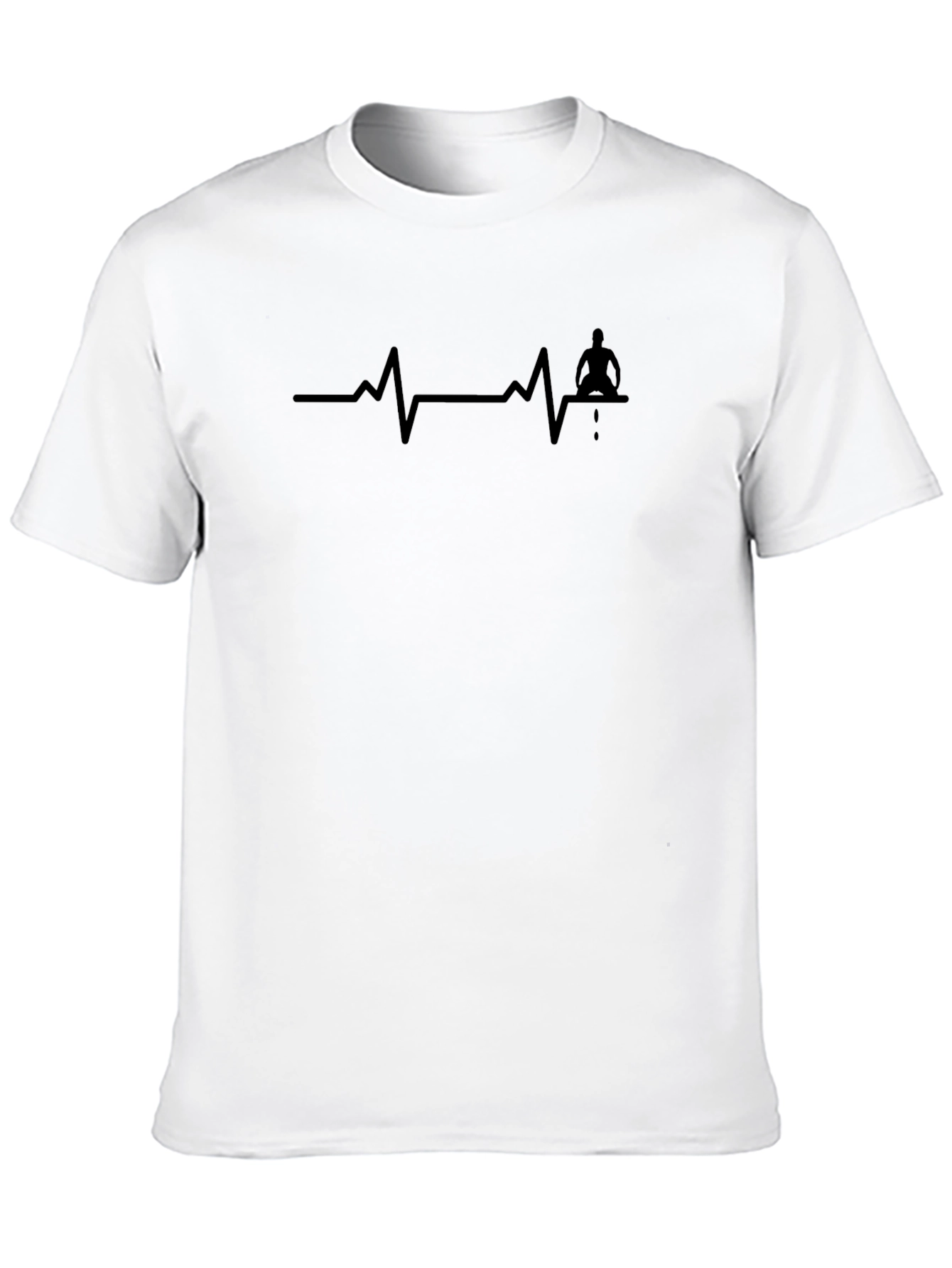 Funny Heartbeat Yoga T-Shirt