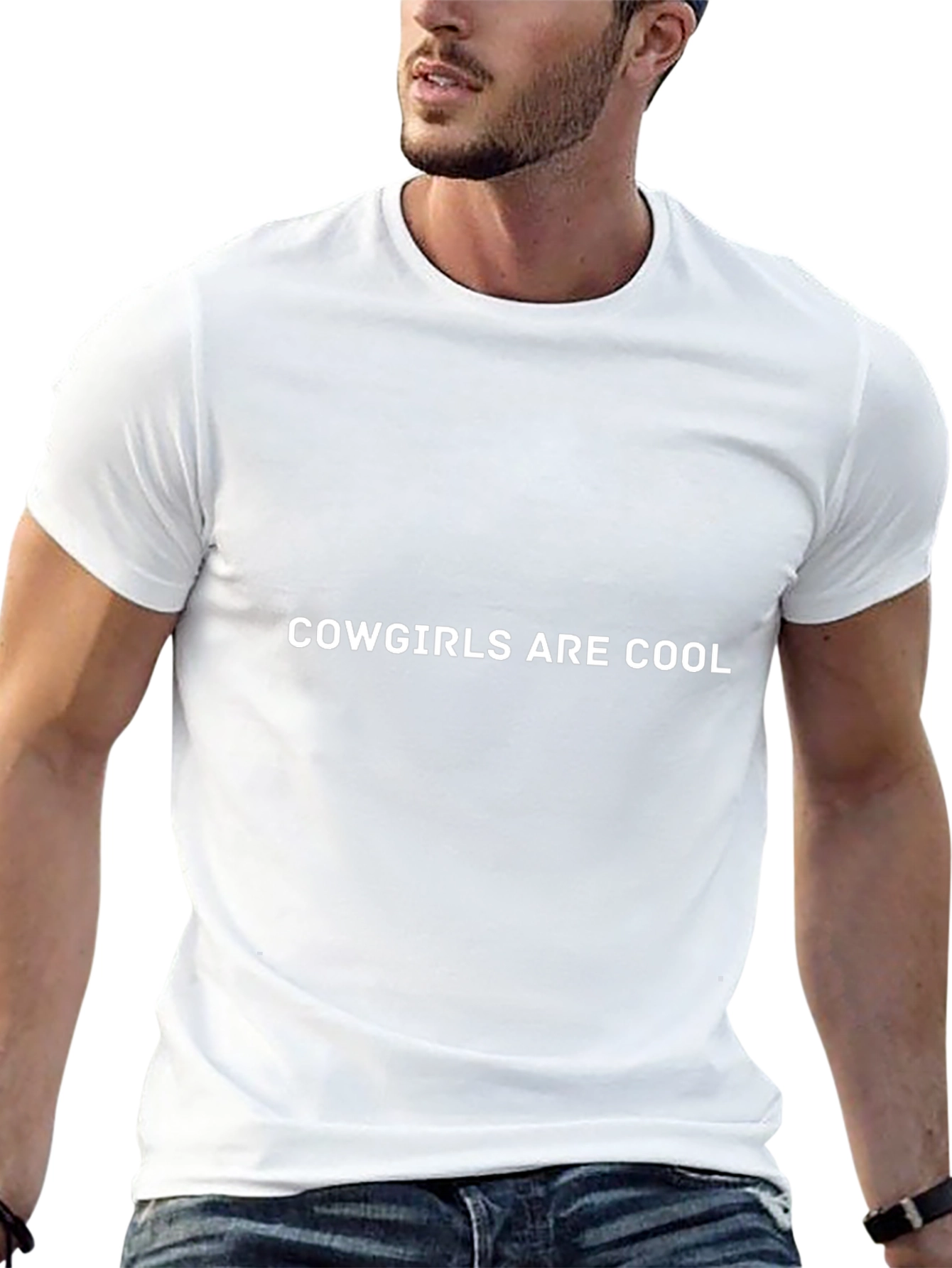 Cowgirls Are Cool Graphic Tee - Black