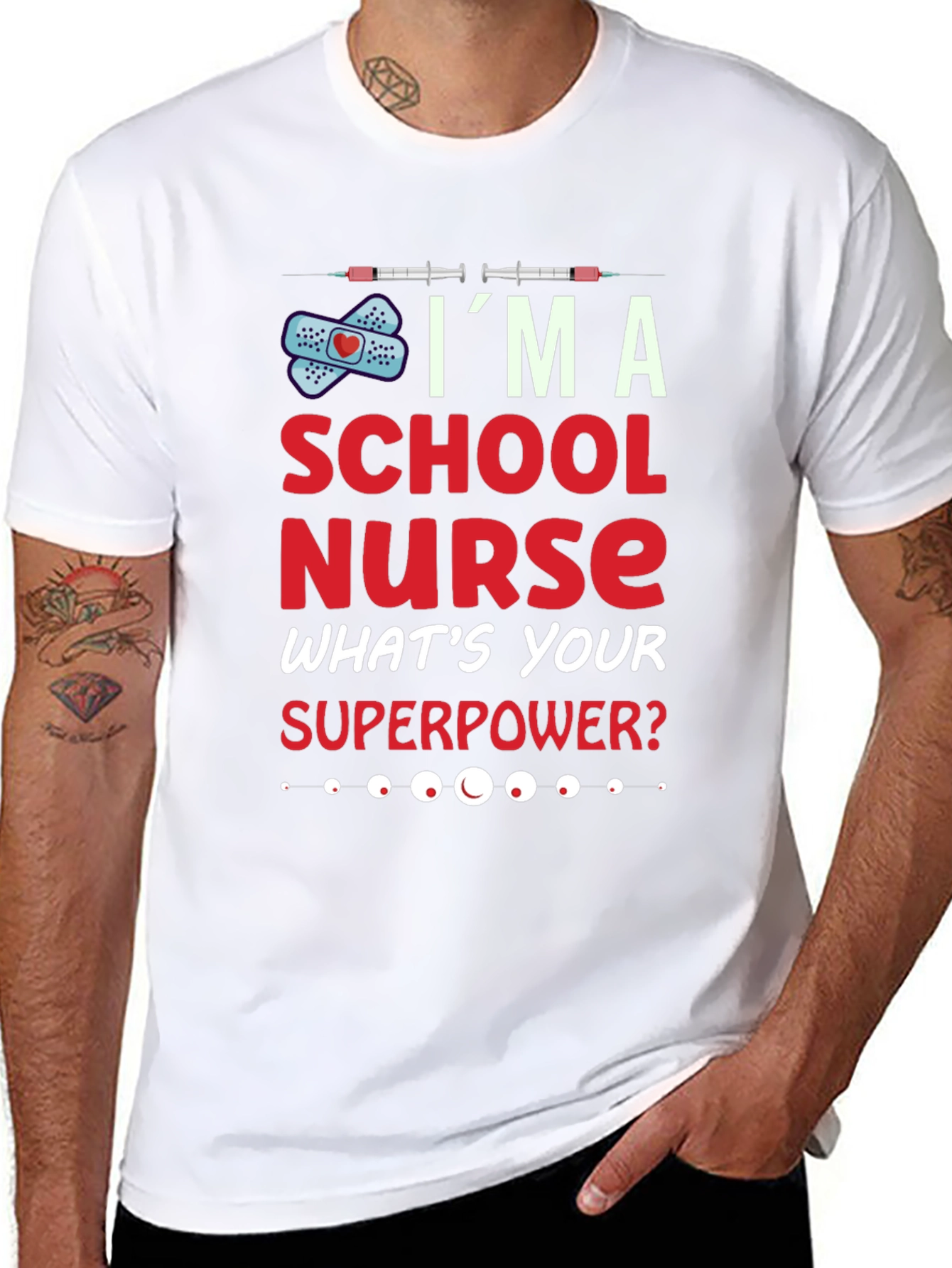 School Nurse Superpower T-Shirt