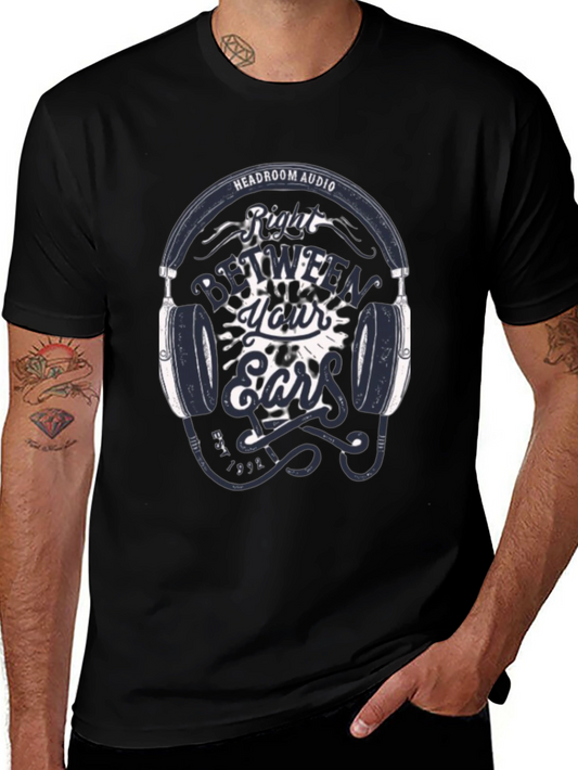 Headroom Audio T-Shirt: Right Between Your Ears