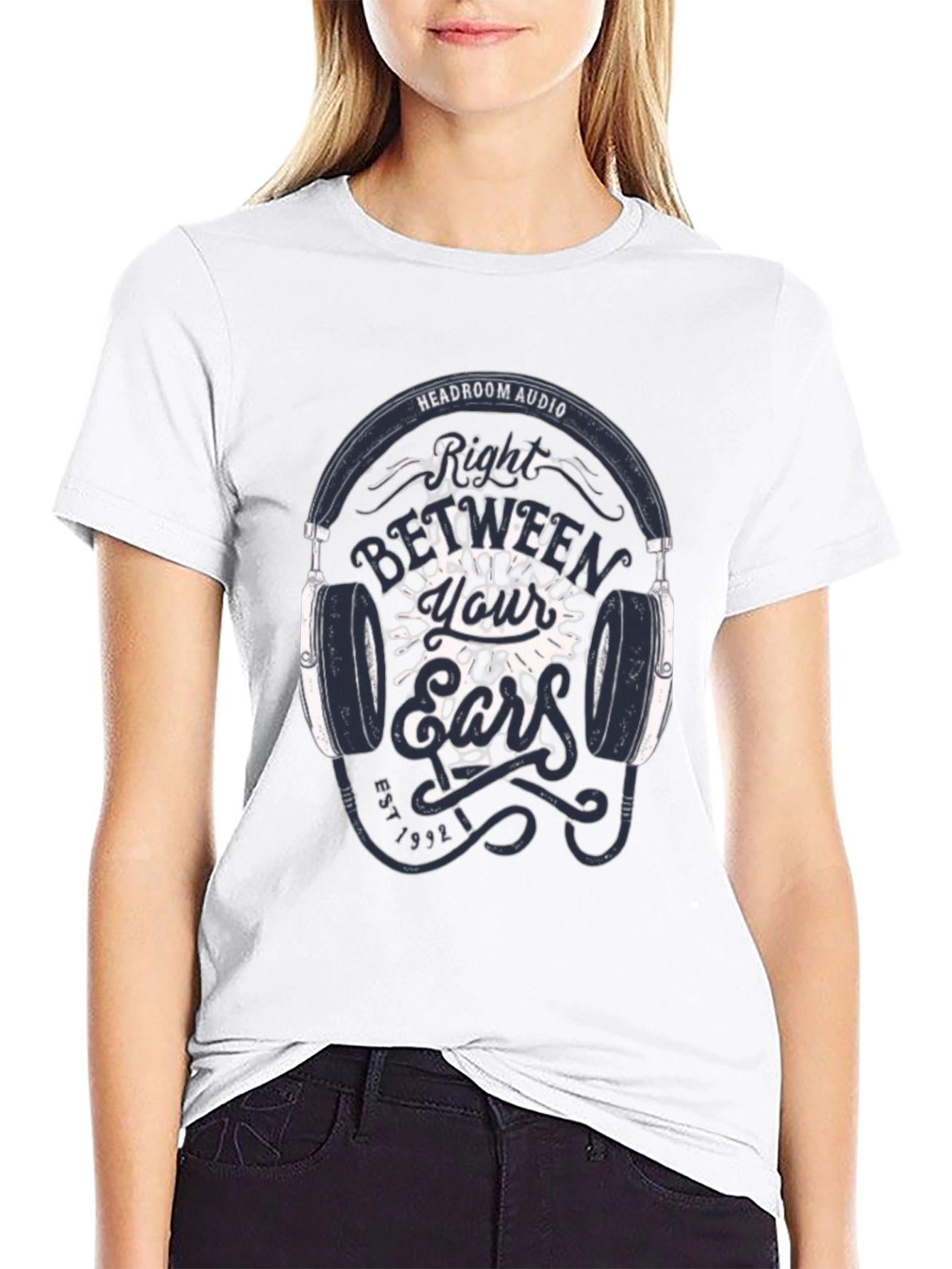 Headroom Audio T-Shirt: Right Between Your Ears