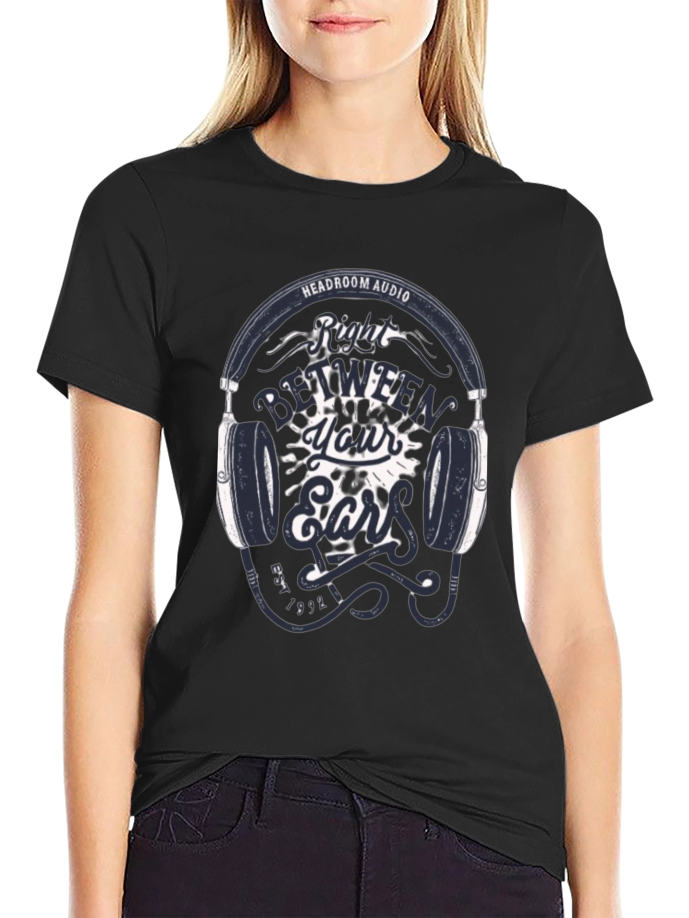 Headroom Audio T-Shirt: Right Between Your Ears
