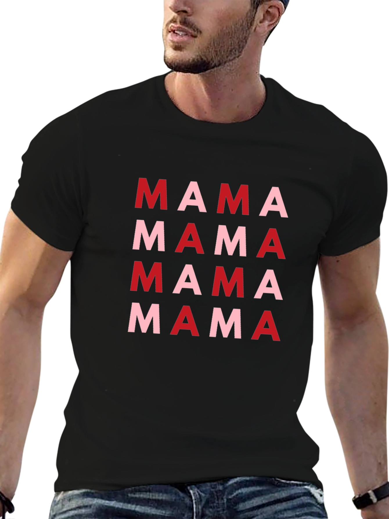 Trendy Mama Graphic Tee - Black