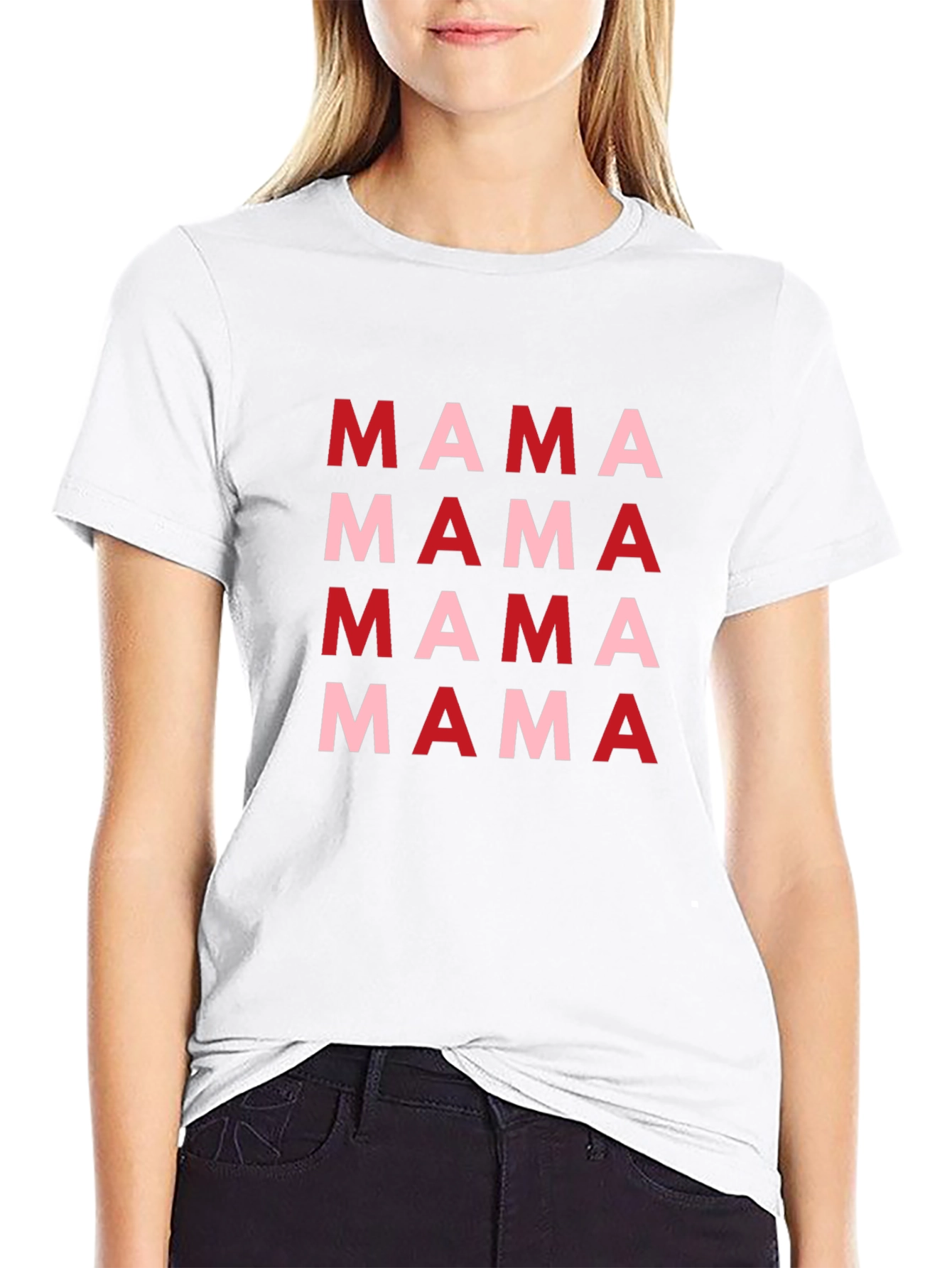 Trendy Mama Graphic Tee - Black