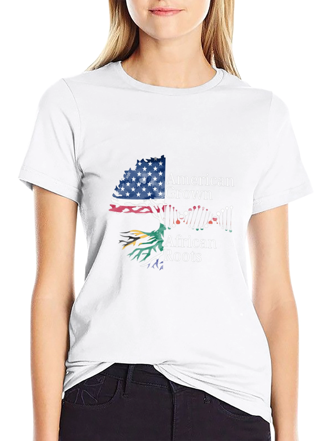 American Grown African Roots Tee