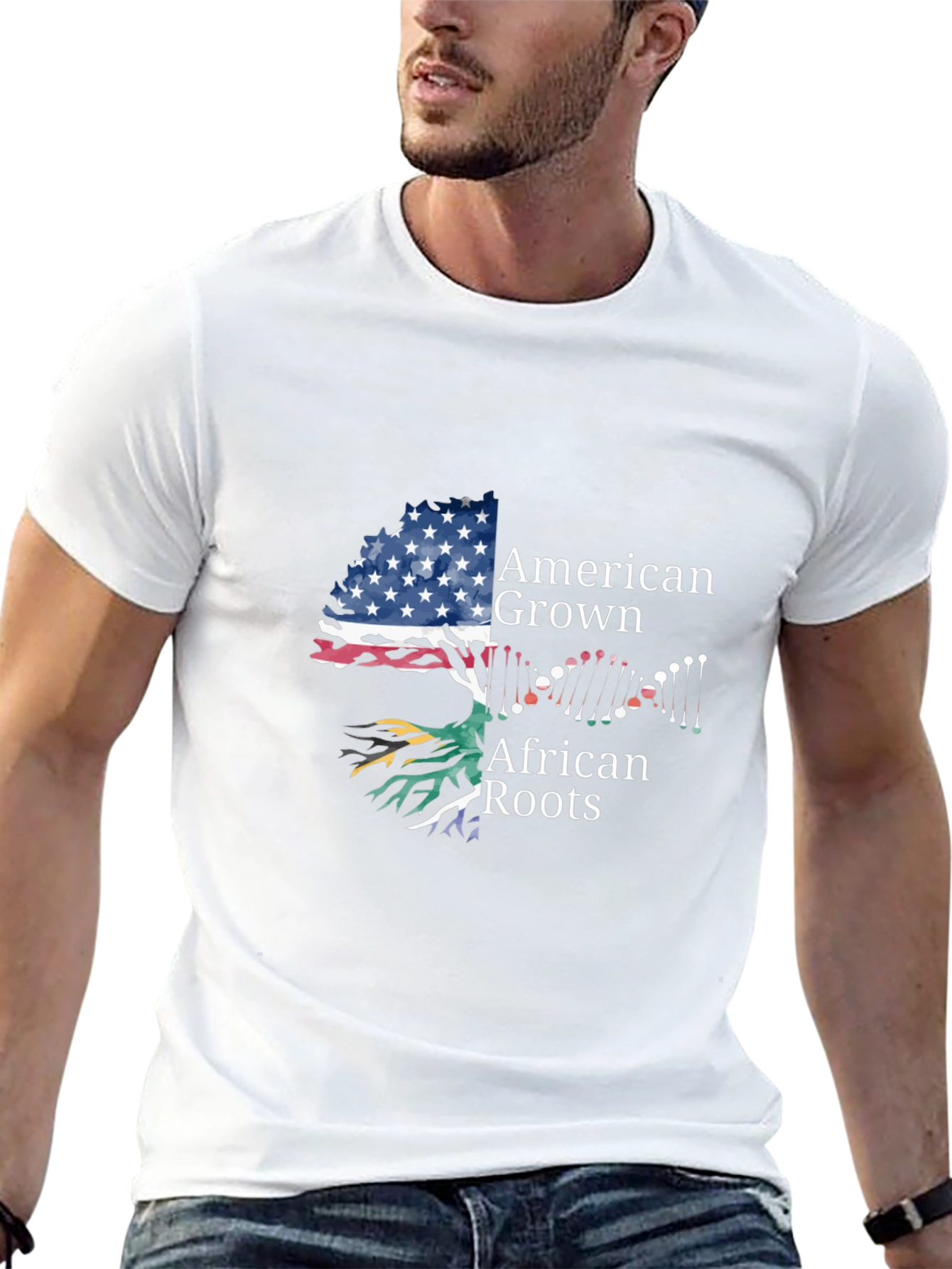 American Grown African Roots Tee