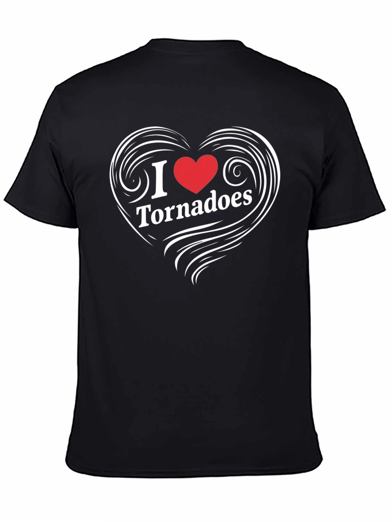 I Love Tornadoes Heart Graphic T-Shirt