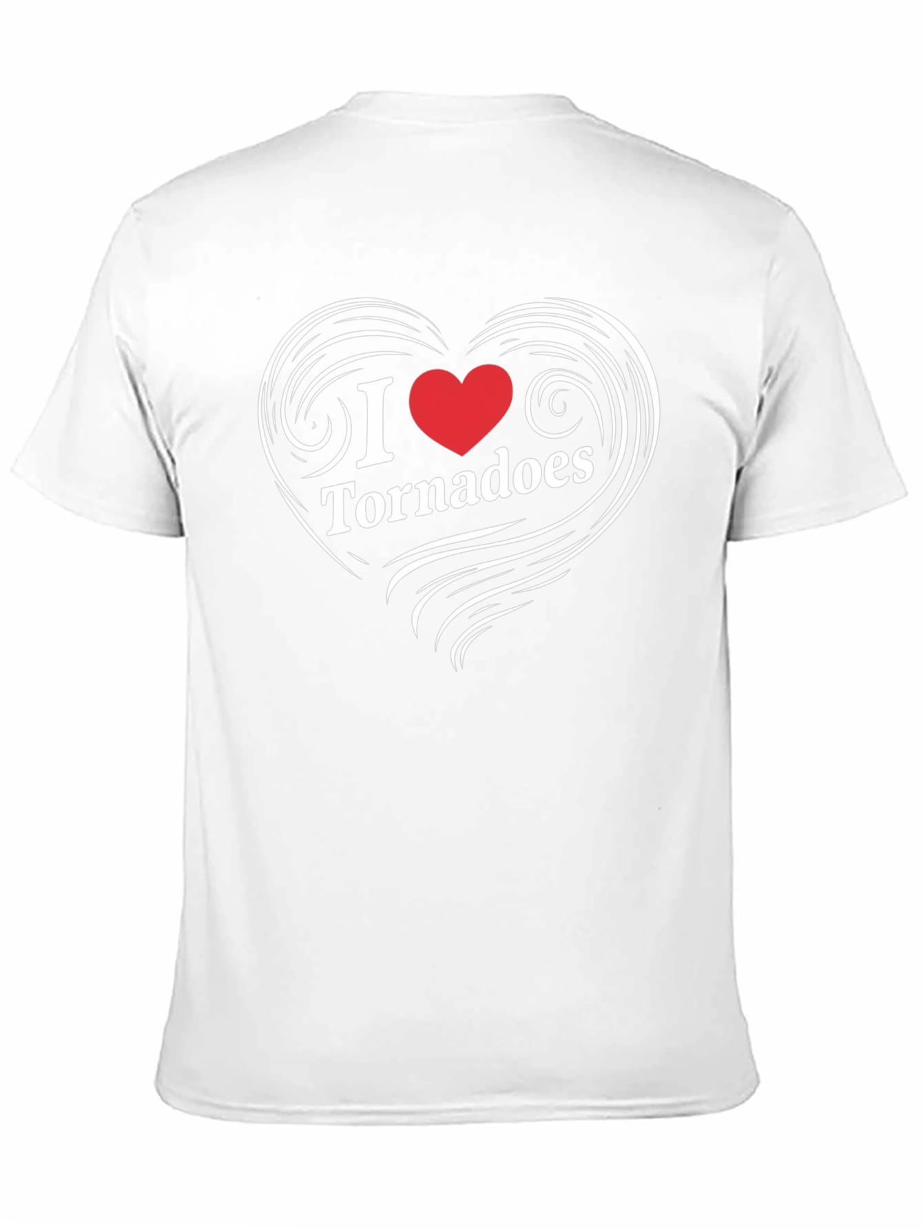 I Love Tornadoes Heart Graphic T-Shirt