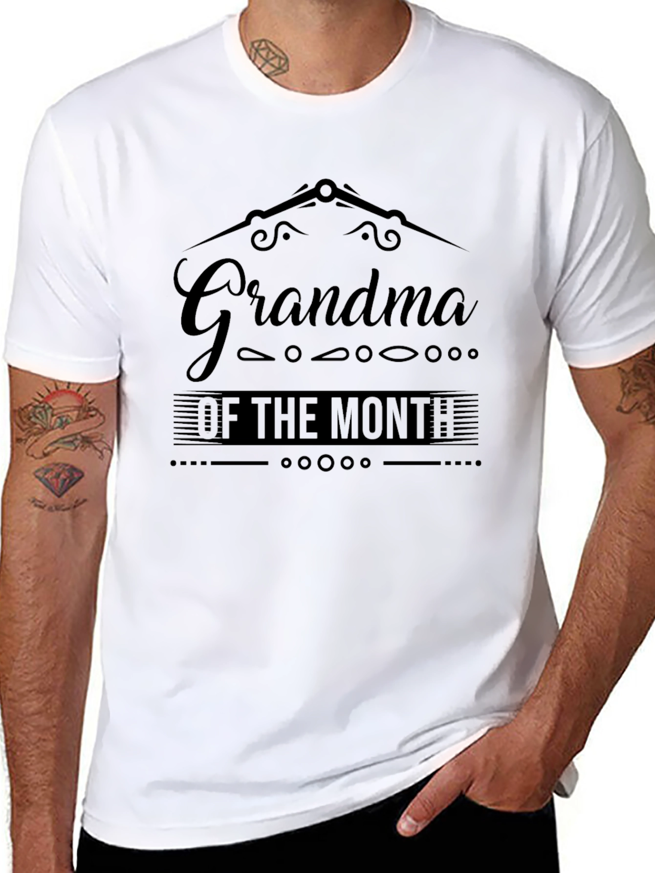 Grandma of the Month Graphic T-Shirt