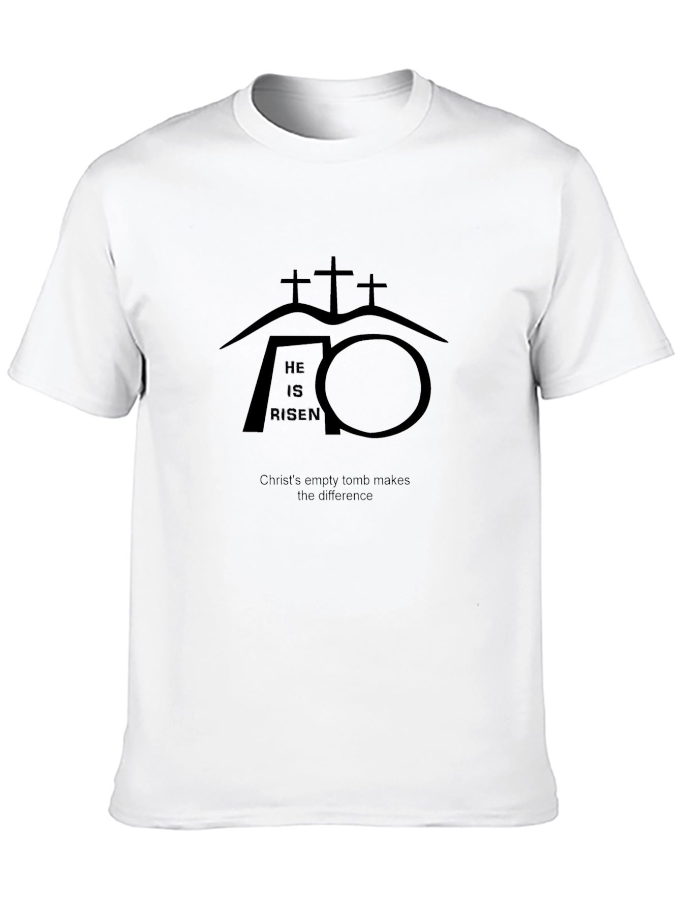 He Is Risen Christian Graphic T-Shirt
