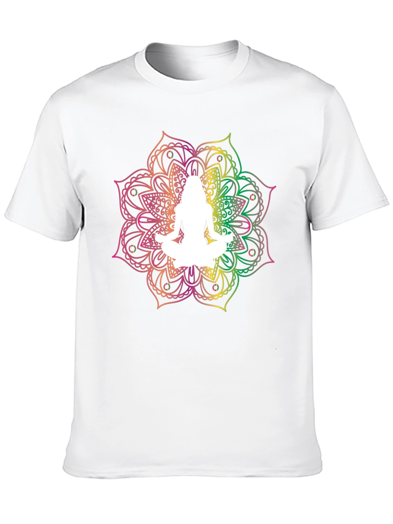 Yoga Mandala Black T-Shirt