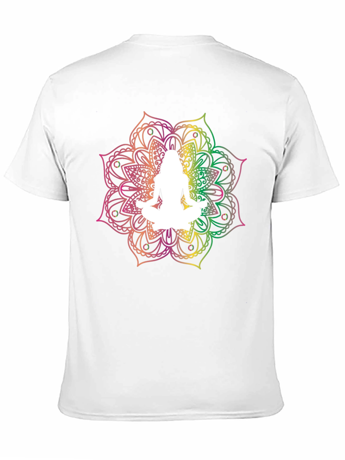 Yoga Mandala Black T-Shirt