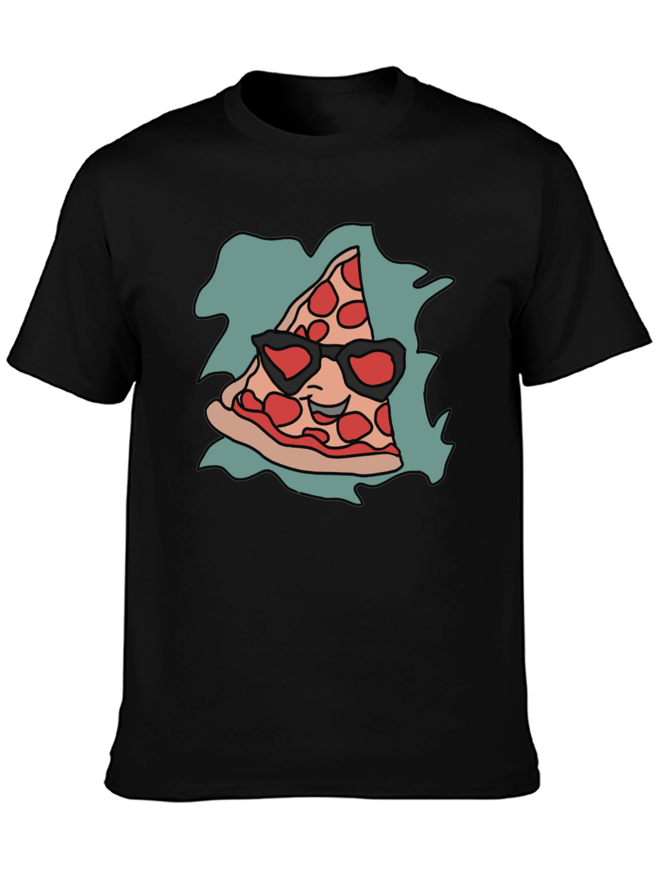 Cool Pizza Slice Graphic T-Shirt