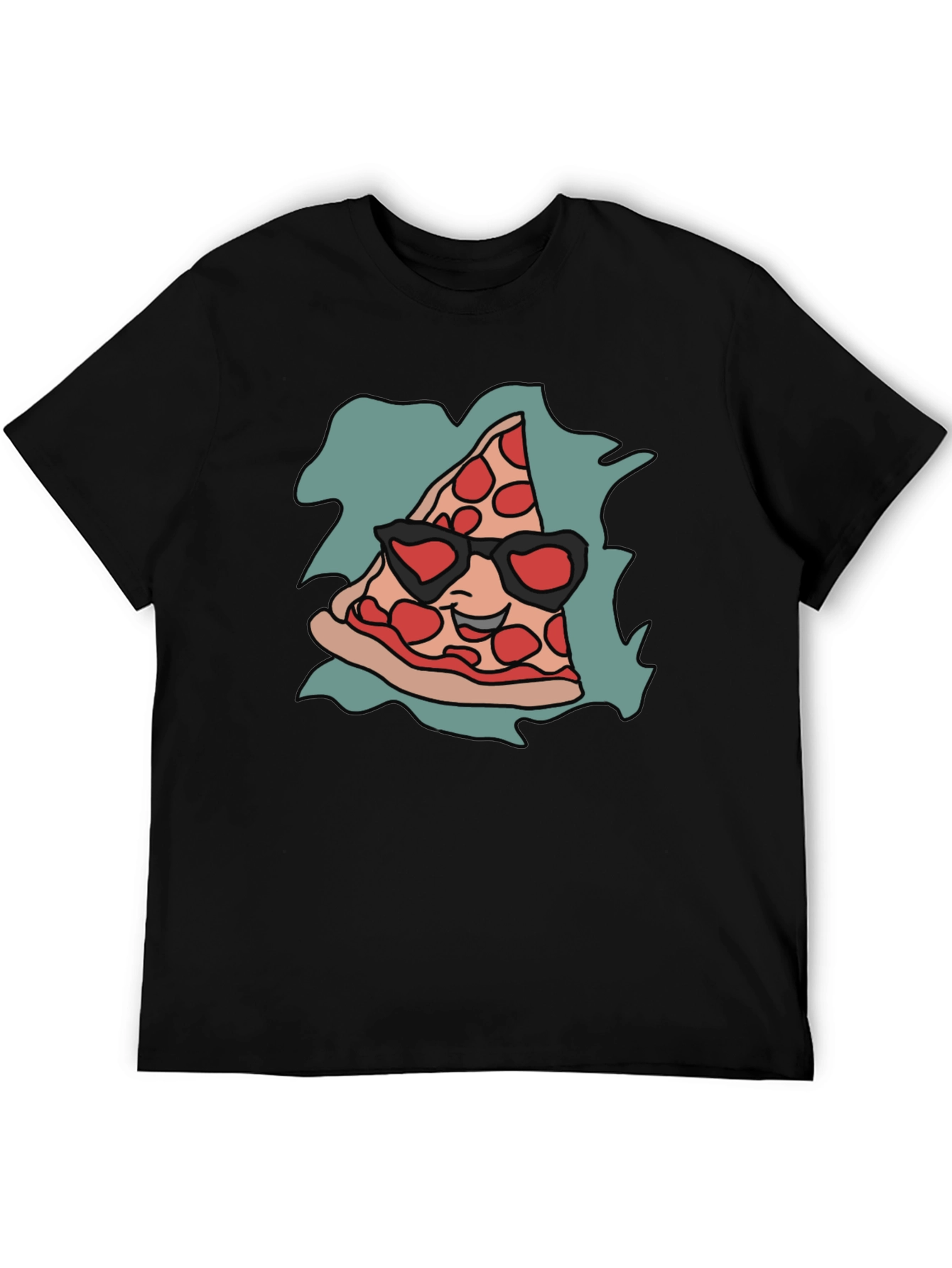 Cool Pizza Slice Graphic T-Shirt