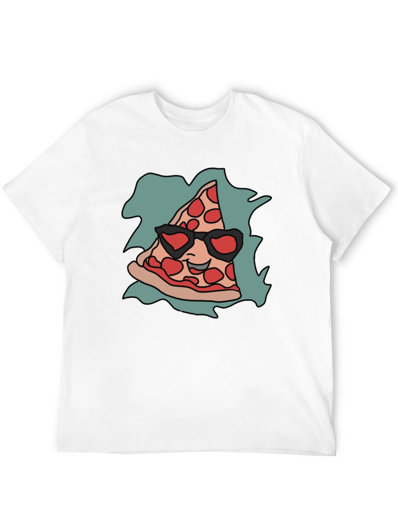 Cool Pizza Slice Graphic T-Shirt
