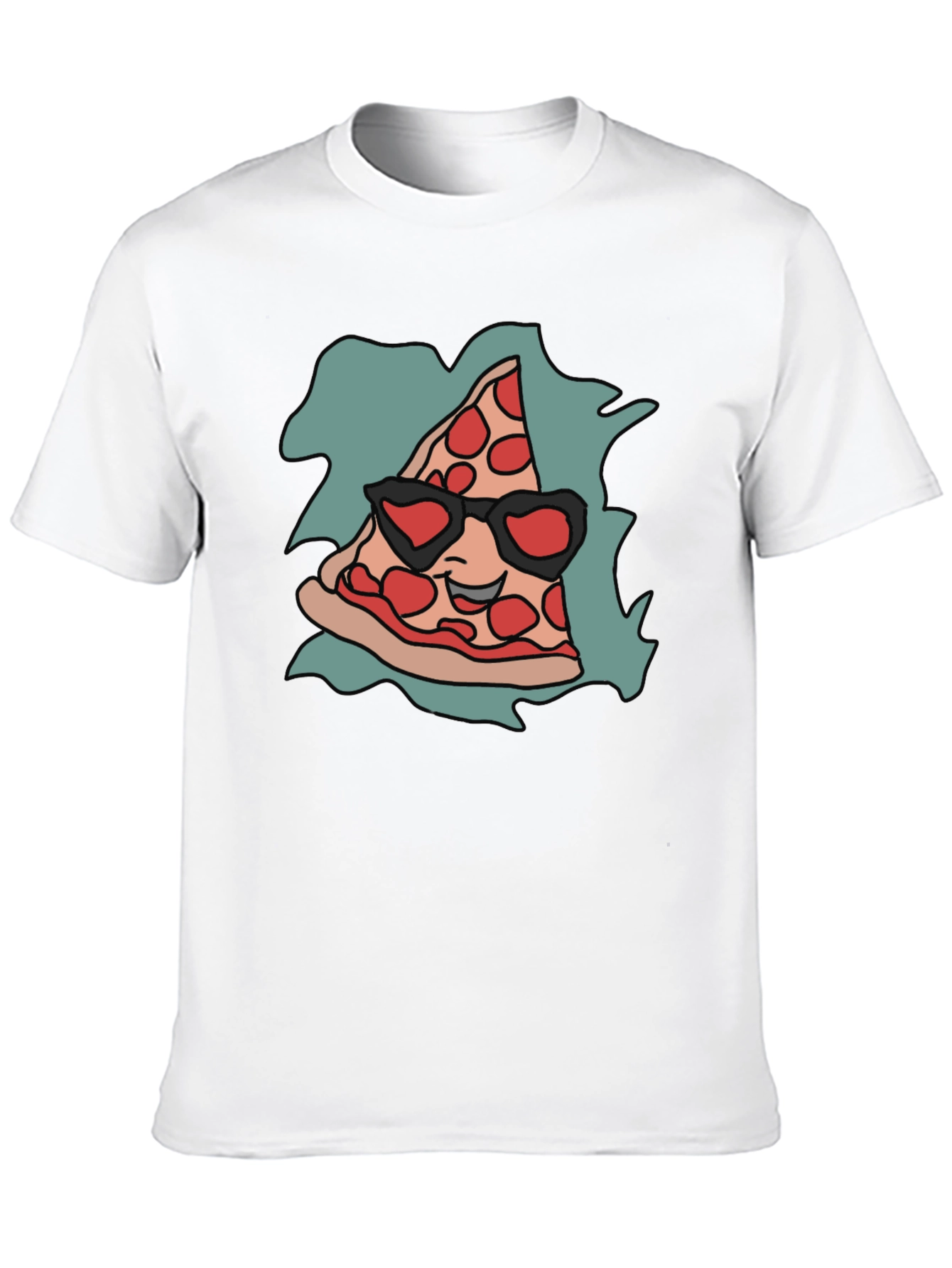 Cool Pizza Slice Graphic T-Shirt