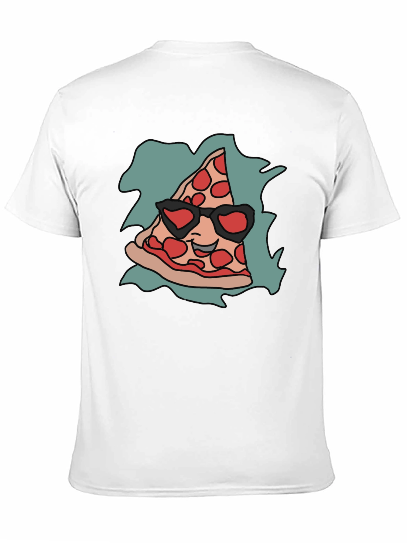 Cool Pizza Slice Graphic T-Shirt