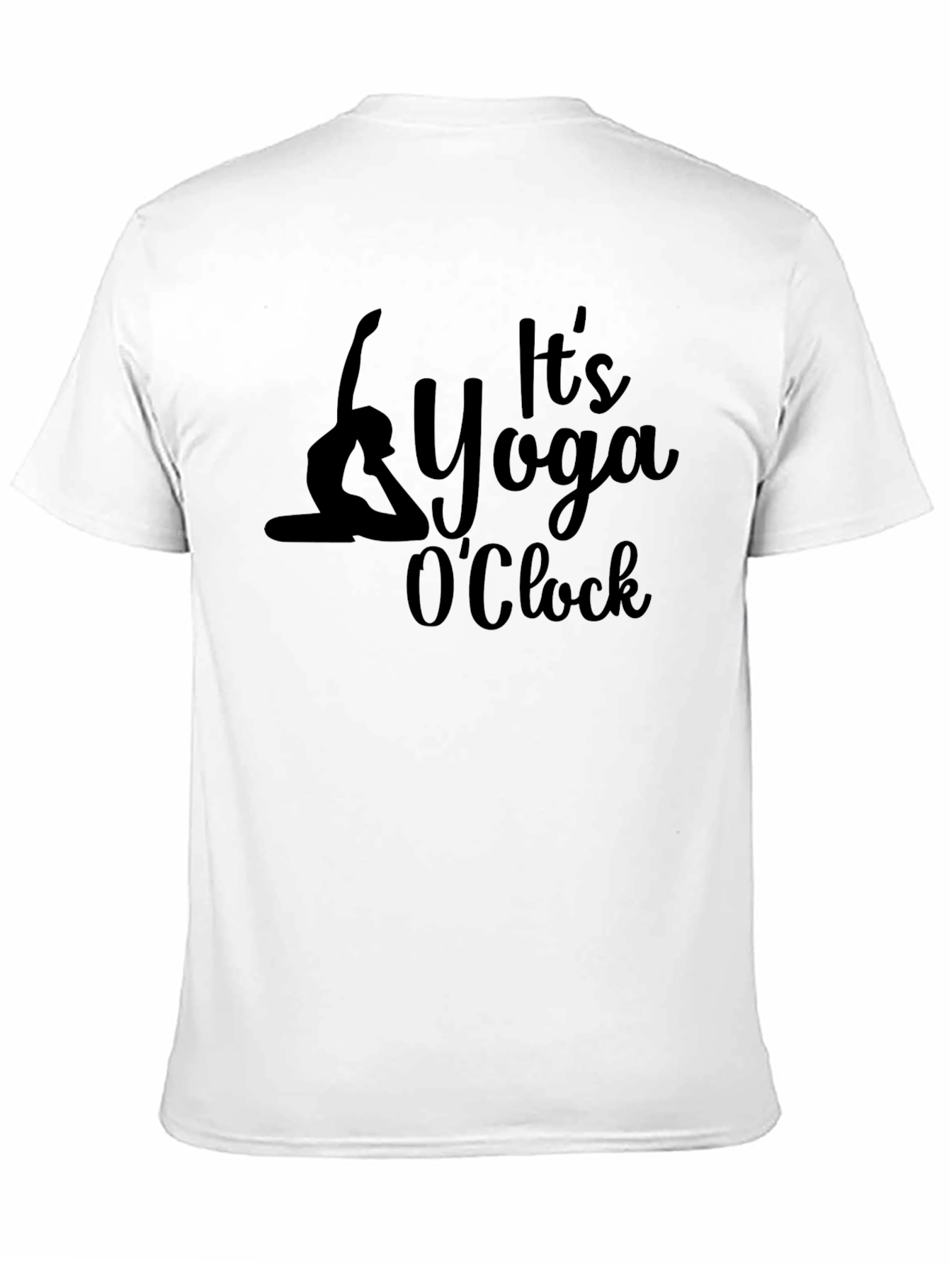 Yoga OClock Graphic Tee - Black