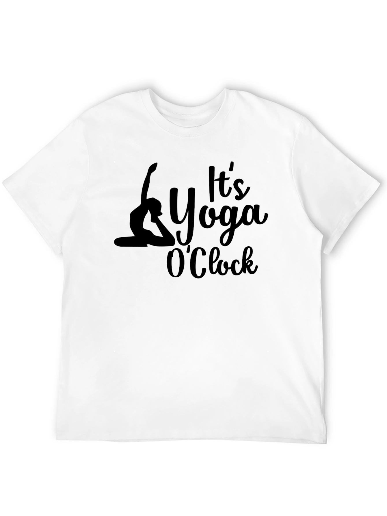 Yoga OClock Graphic Tee - Black