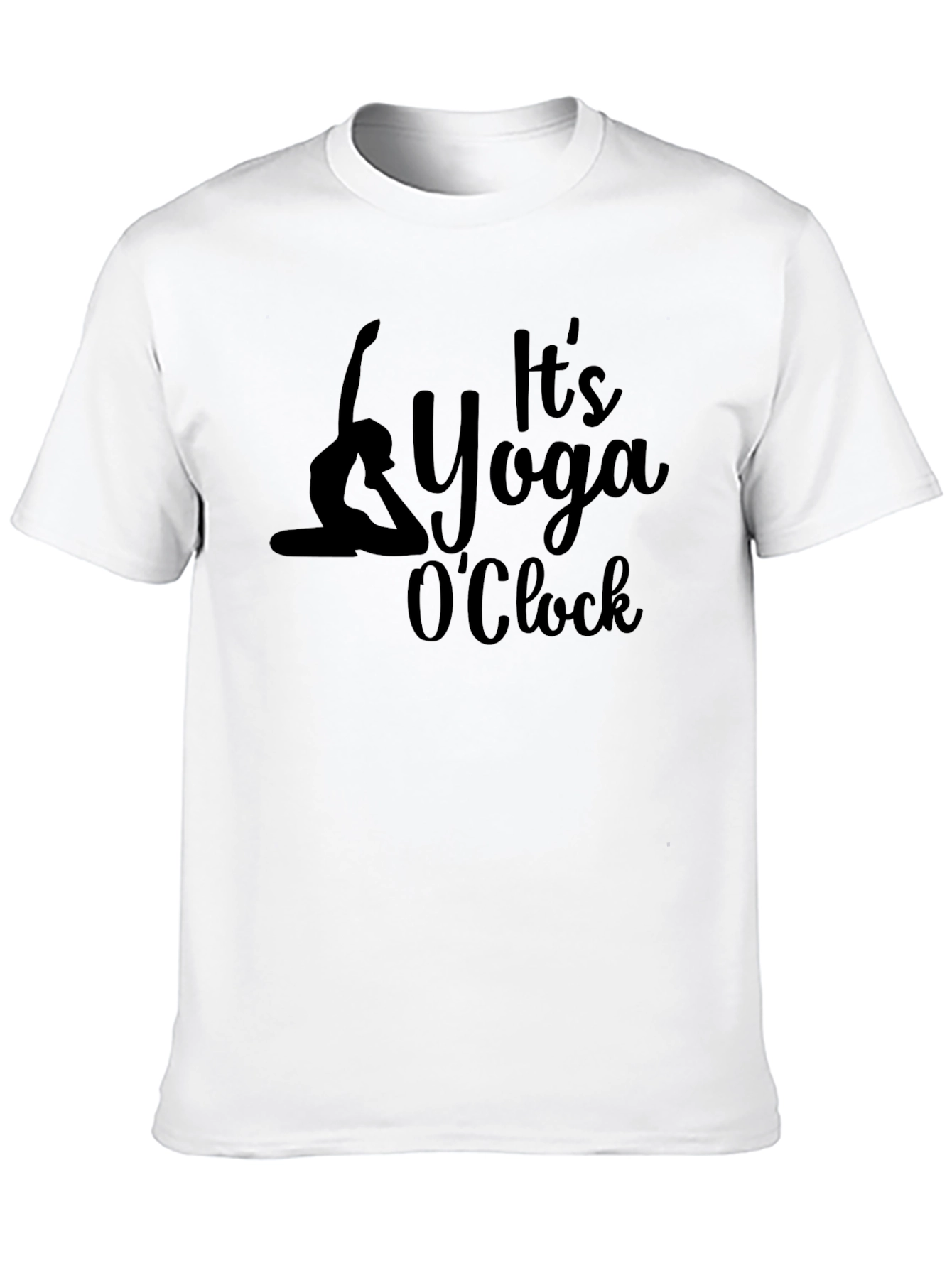 Yoga OClock Graphic Tee - Black