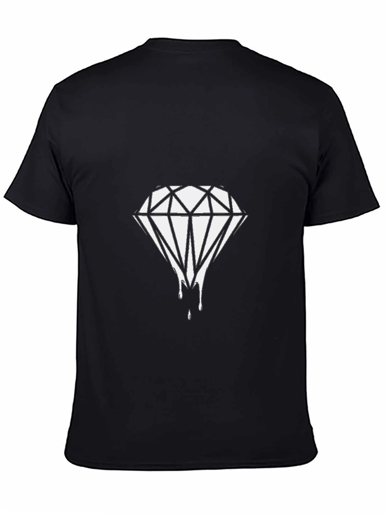 Diamond Drip Black T-Shirt - Urban Style