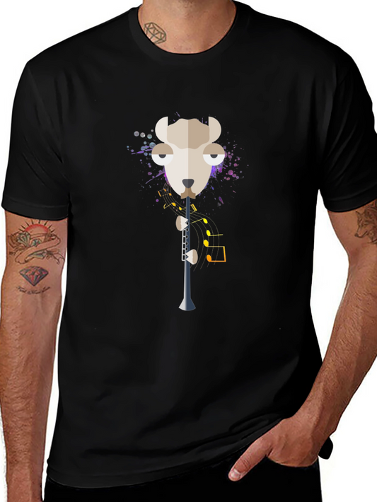 Musical Sheep T-Shirt - Quirky Graphic Tee