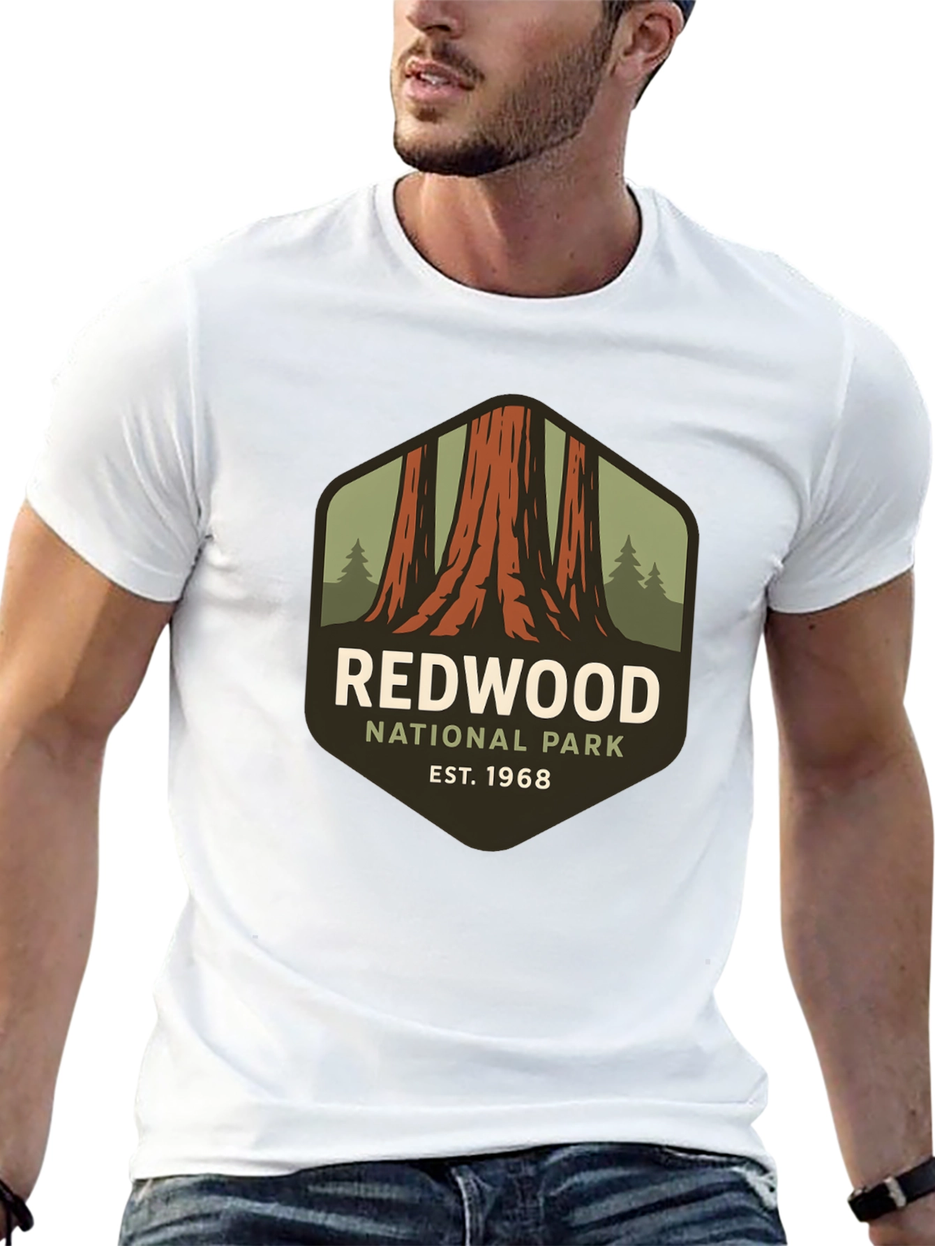 Redwood National Park Black T-Shirt